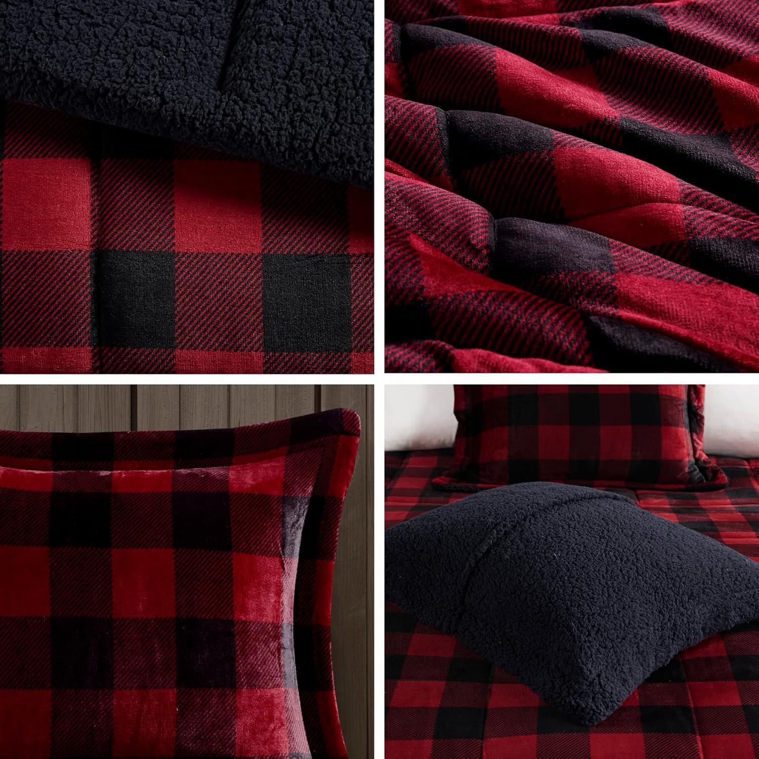 Woolrich Alton Plush to Faux Shearling Down Alternative Comforter Set