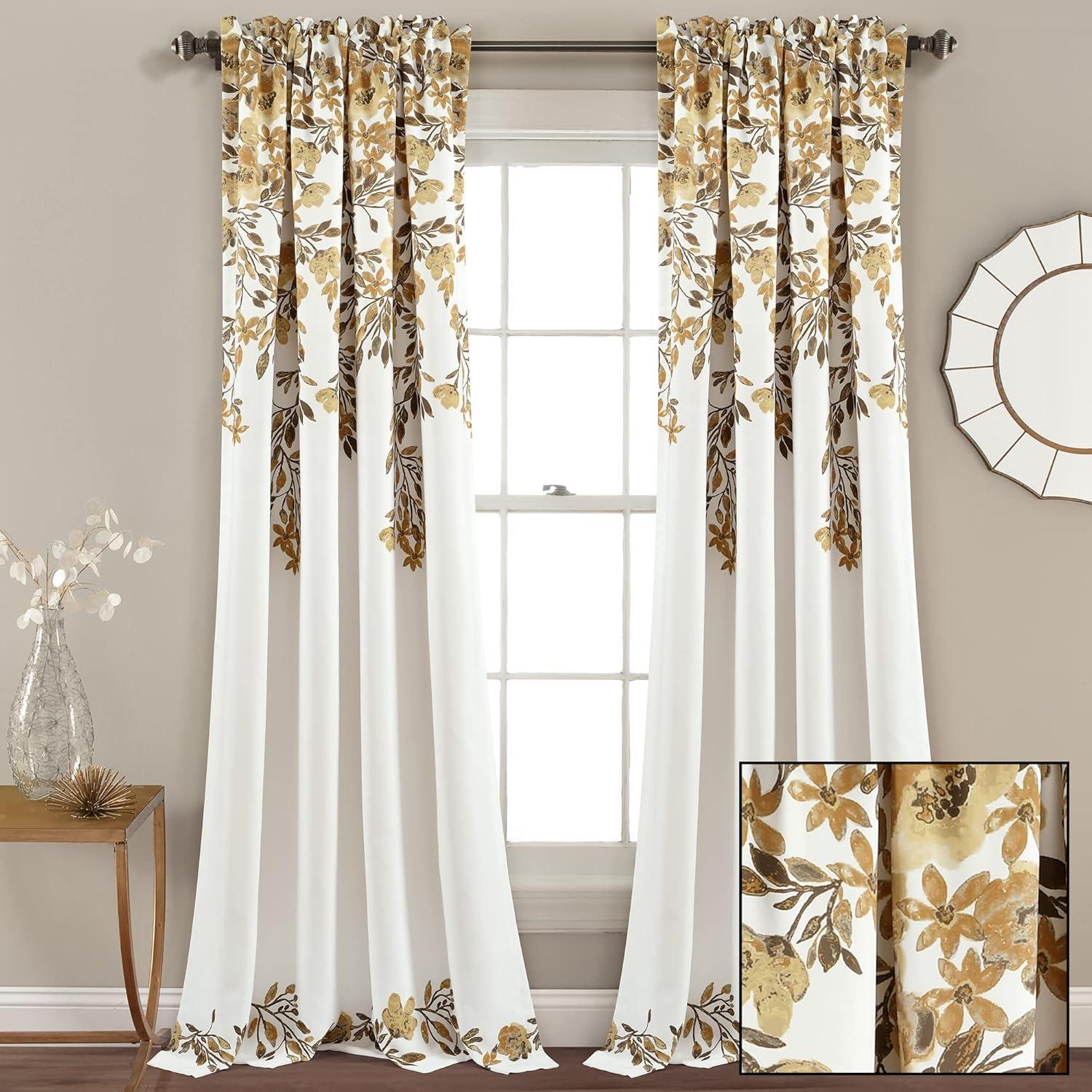 Tanisha Polyester Sheer Curtain Pair (Set of 2)