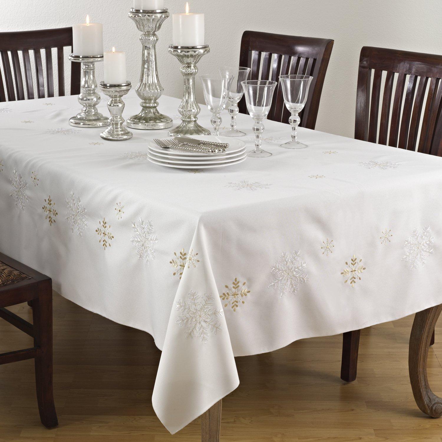 The Holiday Aisle® Sermons Geometric Christmas Tablecloth