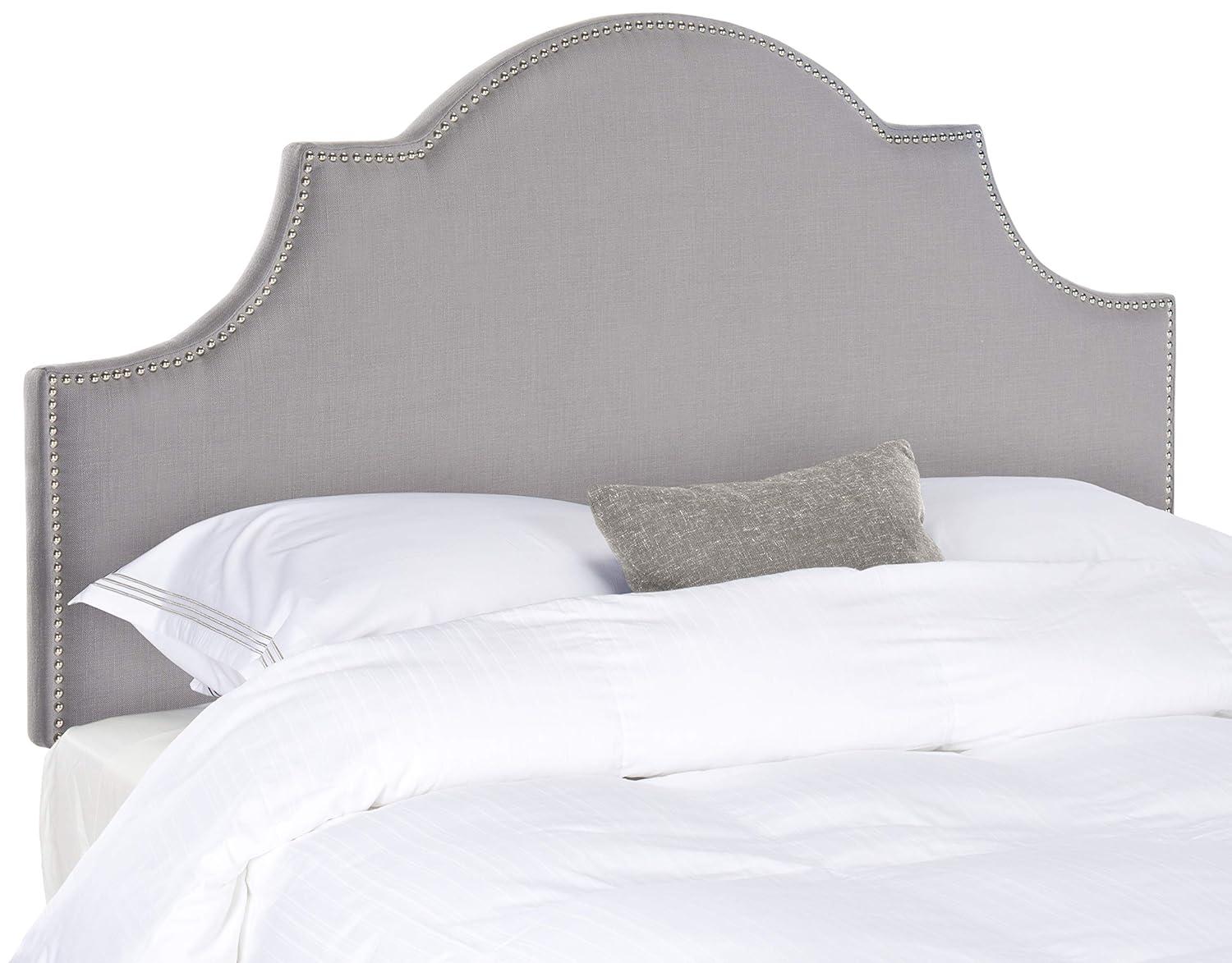 SAFAVIEH Hallmar Classic Elegant Upholstered Headboard, Full, Black Velvet