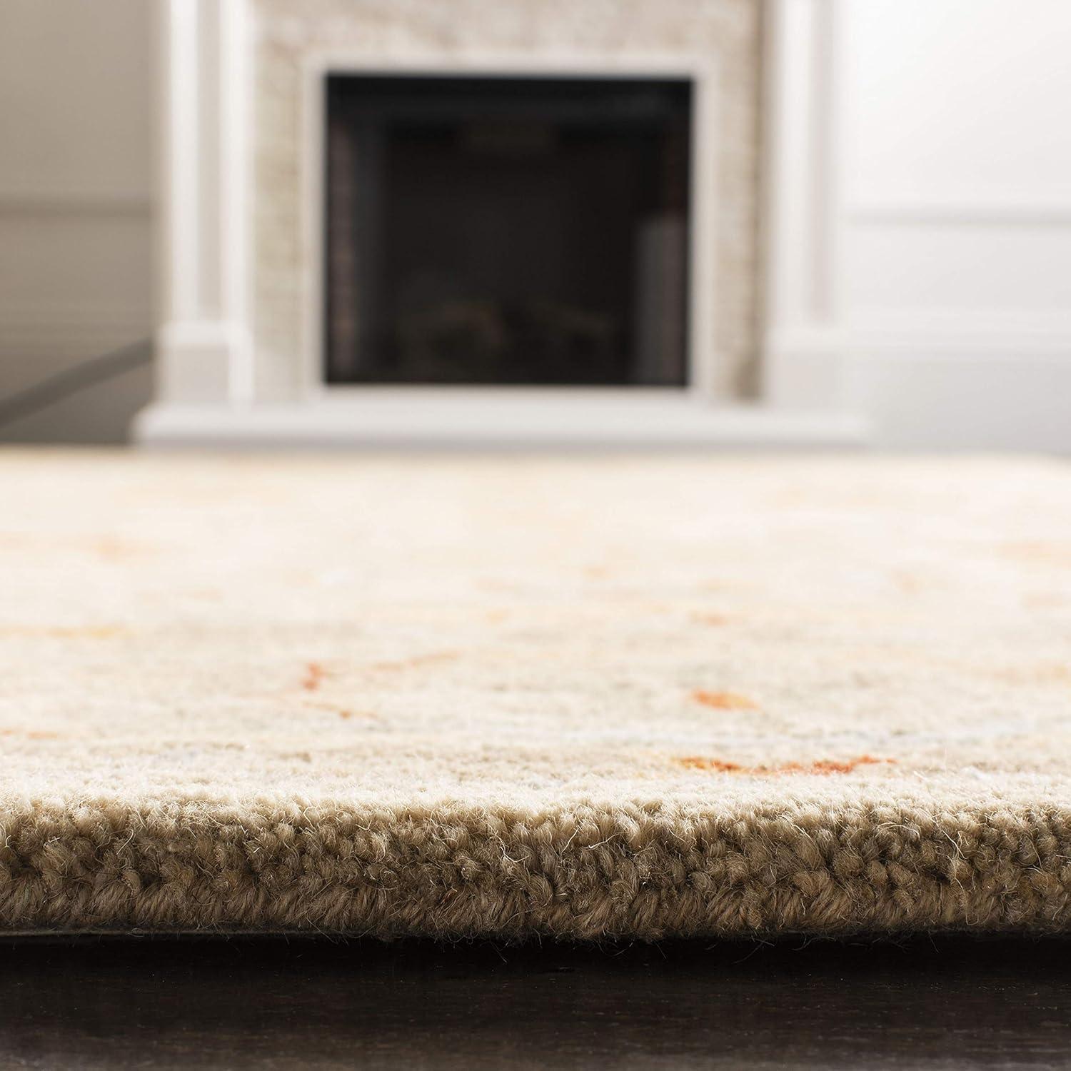Antiquity AT63 Hand Tufted Runner Rug - Beige/Multi - 2'3"x8' - Safavieh.