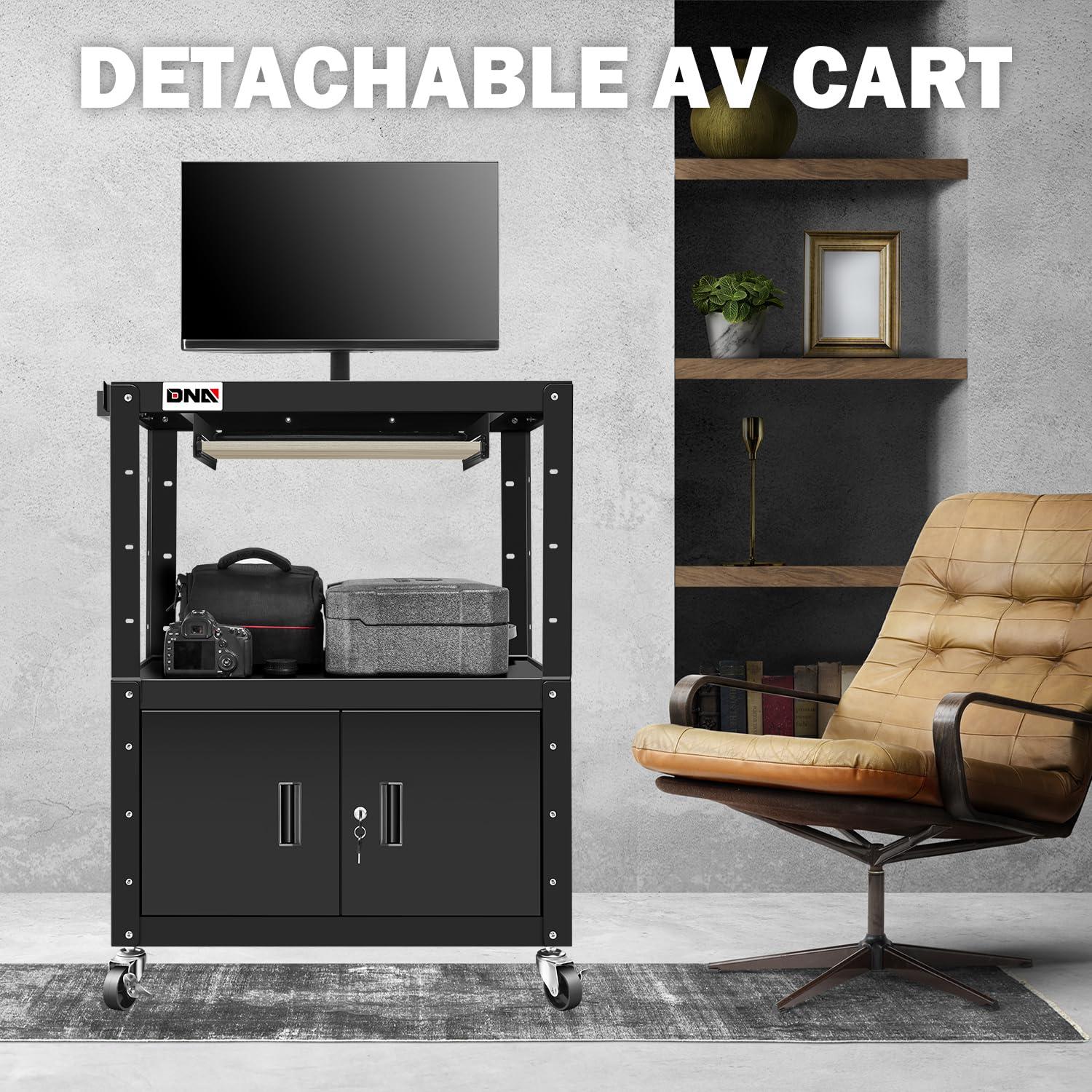 DNA Motoring 58'' H x 33'' W AV Cart
