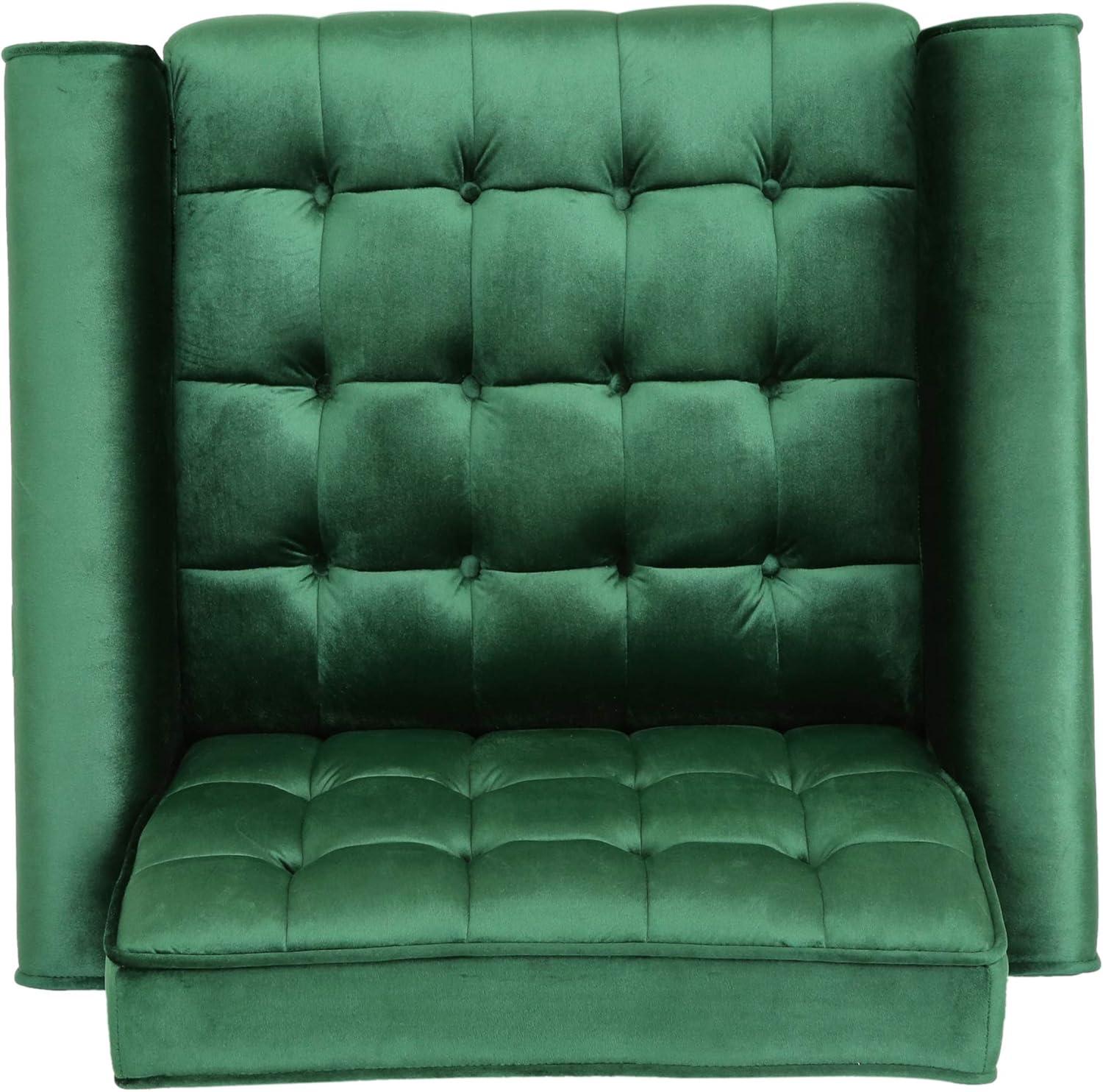 Bourchier Modern Glam Velvet Armchair - Christopher Knight Home