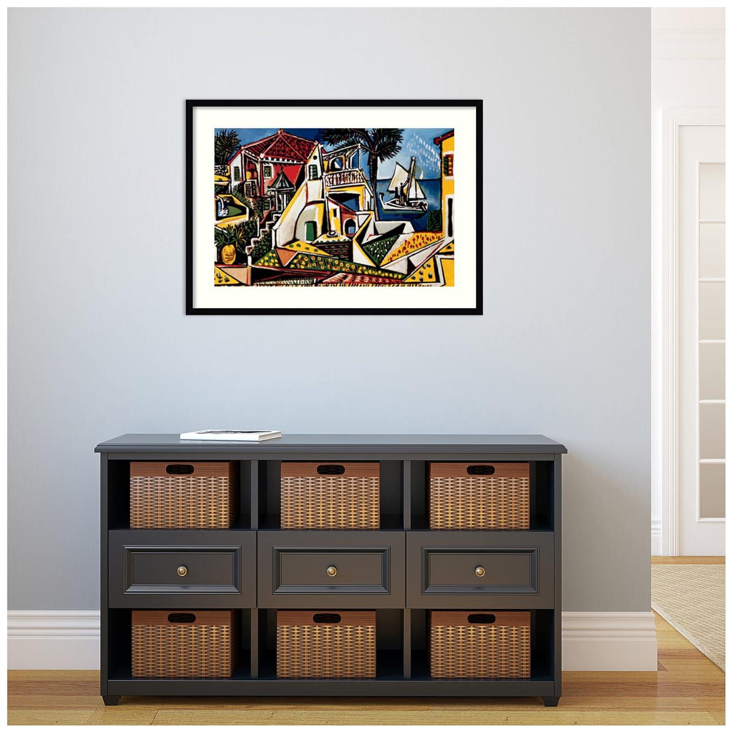 Amanti Fine Art Paysage Mediterranean by Pablo Picasso Solid Wood Custom Framed Wall Art Print