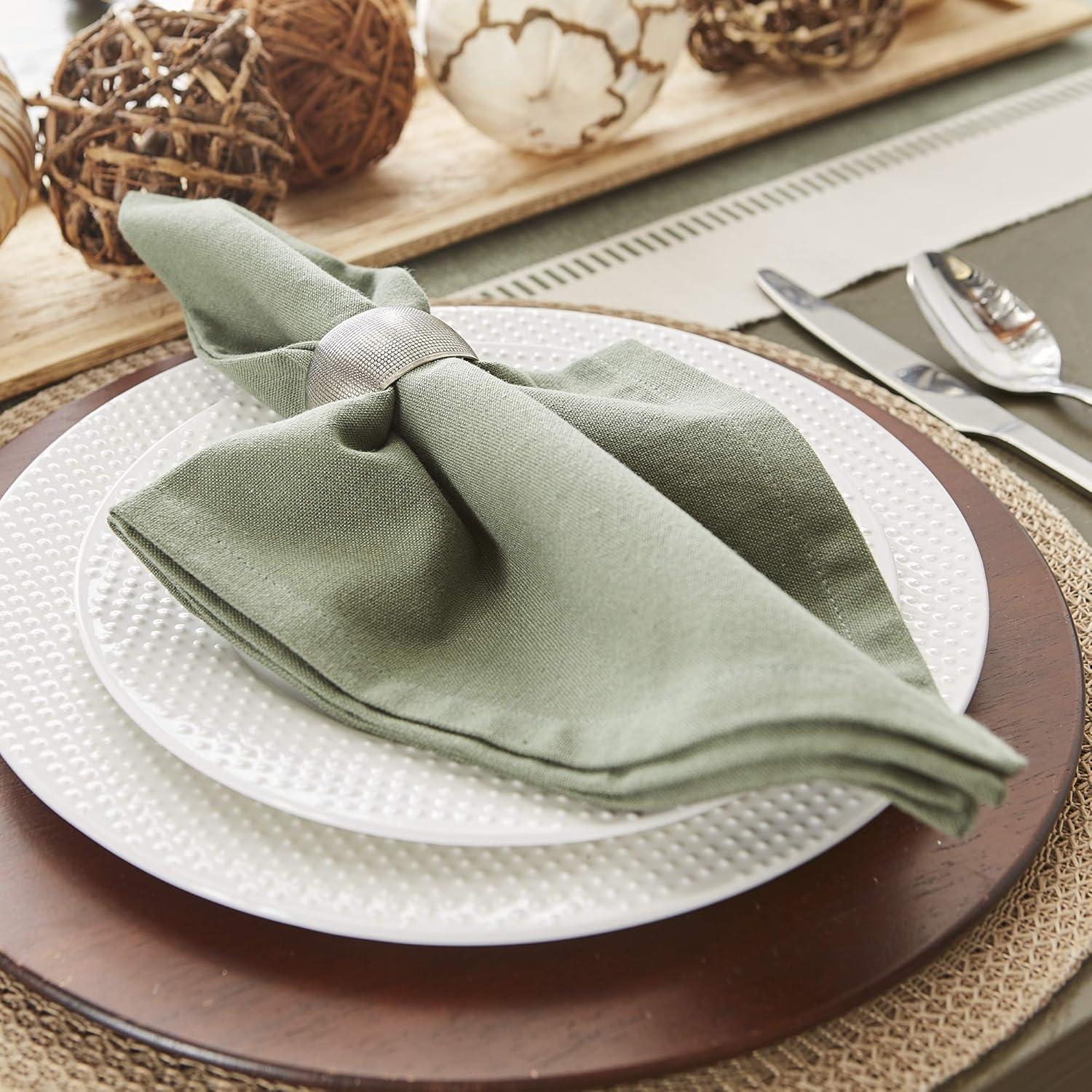 Artichoke Green Solid Napkin (Set of 6)