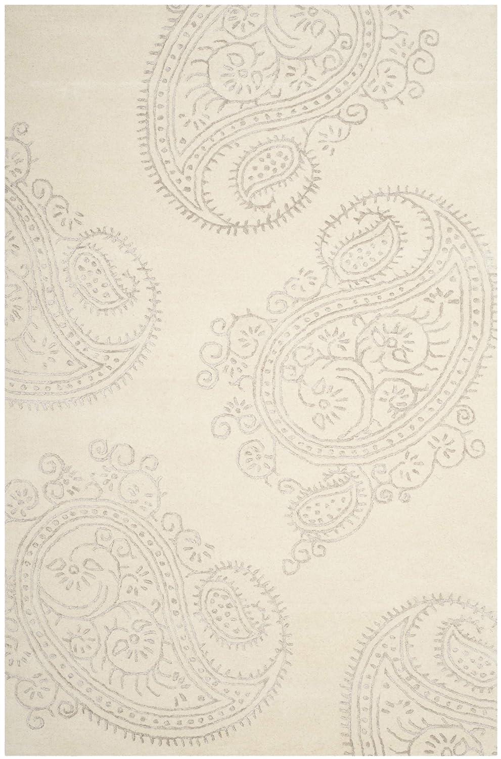 Bella BEL153 Hand Tufted Area Rug - Ivory/Beige - 6'x9' - Safavieh.