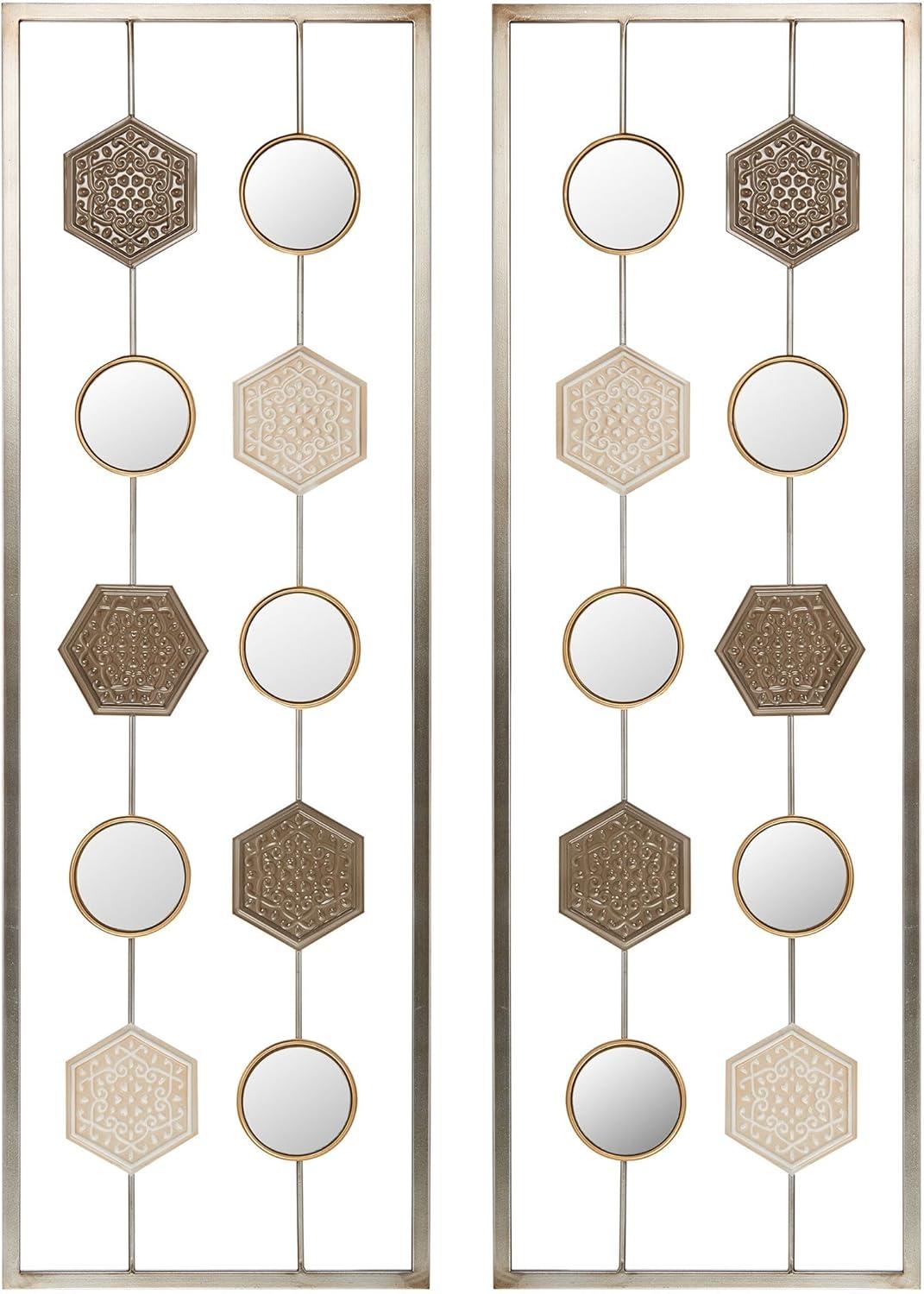 Glam Abstract Wall Decor on Metal