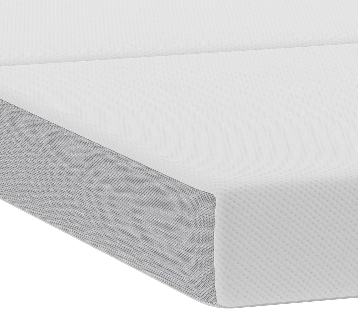 Flash Furniture Cloud Portable Tri-Fold 4" Cooling Memory Foam Twin Mattress in a Box with Removable Washable Cover