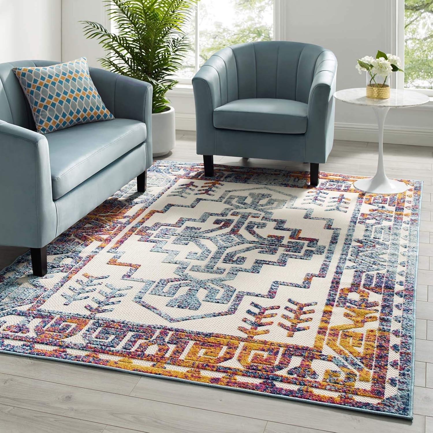 Modway Modway Reflect Nyssa Geometric Southwestern Indoor and Outdoor Area Rug
