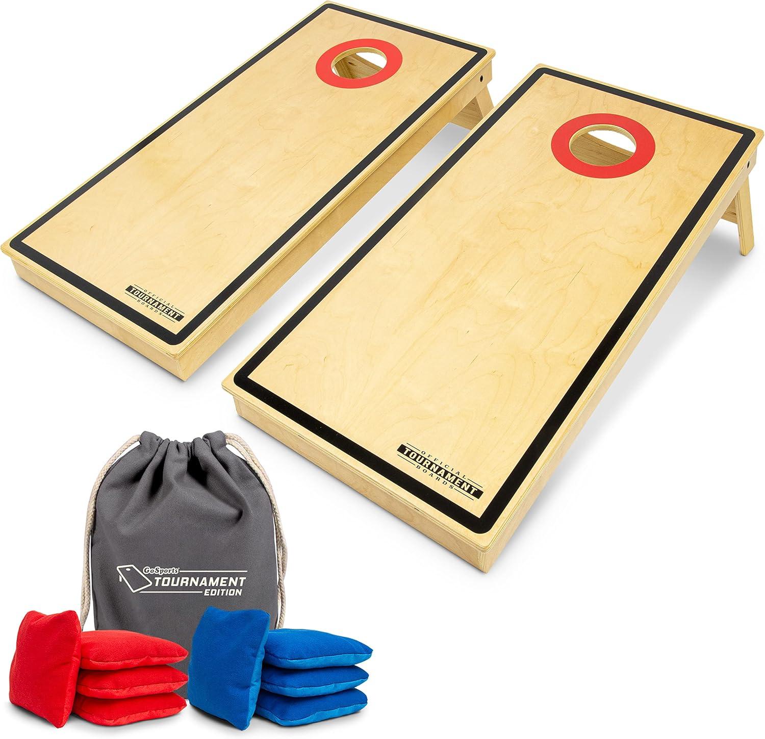 GoSports Tournament Edition Regulation Cornhole Game Set