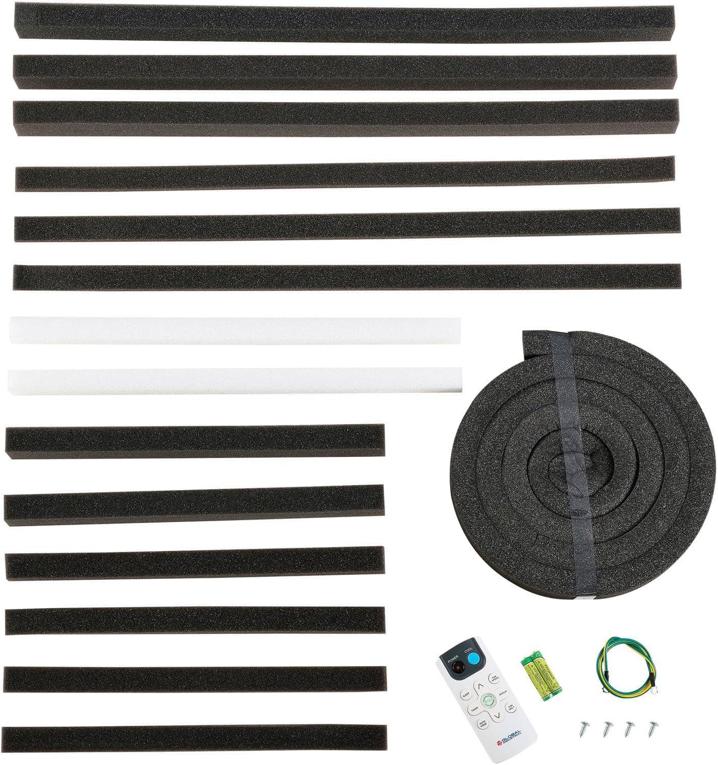 Global Industrial 292860 Wall Air Conditioner with Heat - 1230W - 230V - 12000 BTU