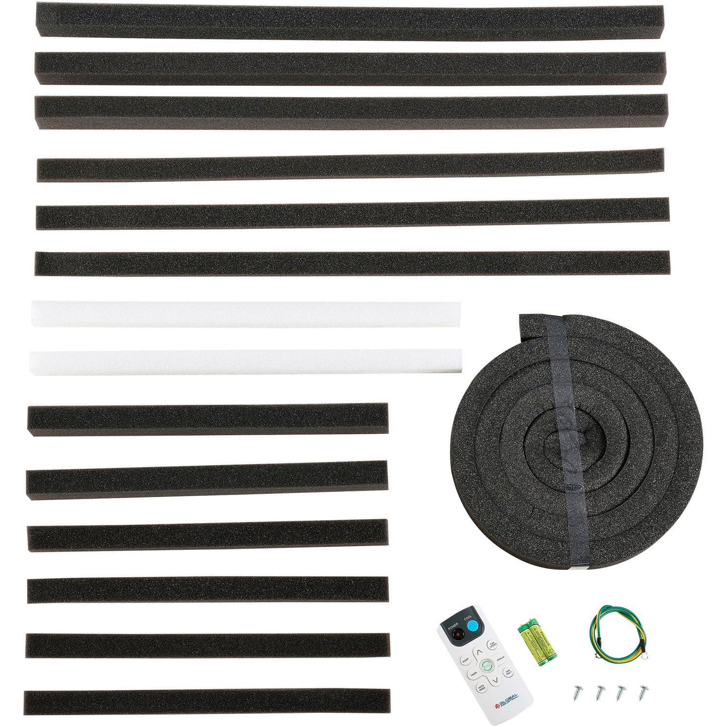 Global Industrial 292860 Wall Air Conditioner with Heat - 1230W - 230V - 12000 BTU