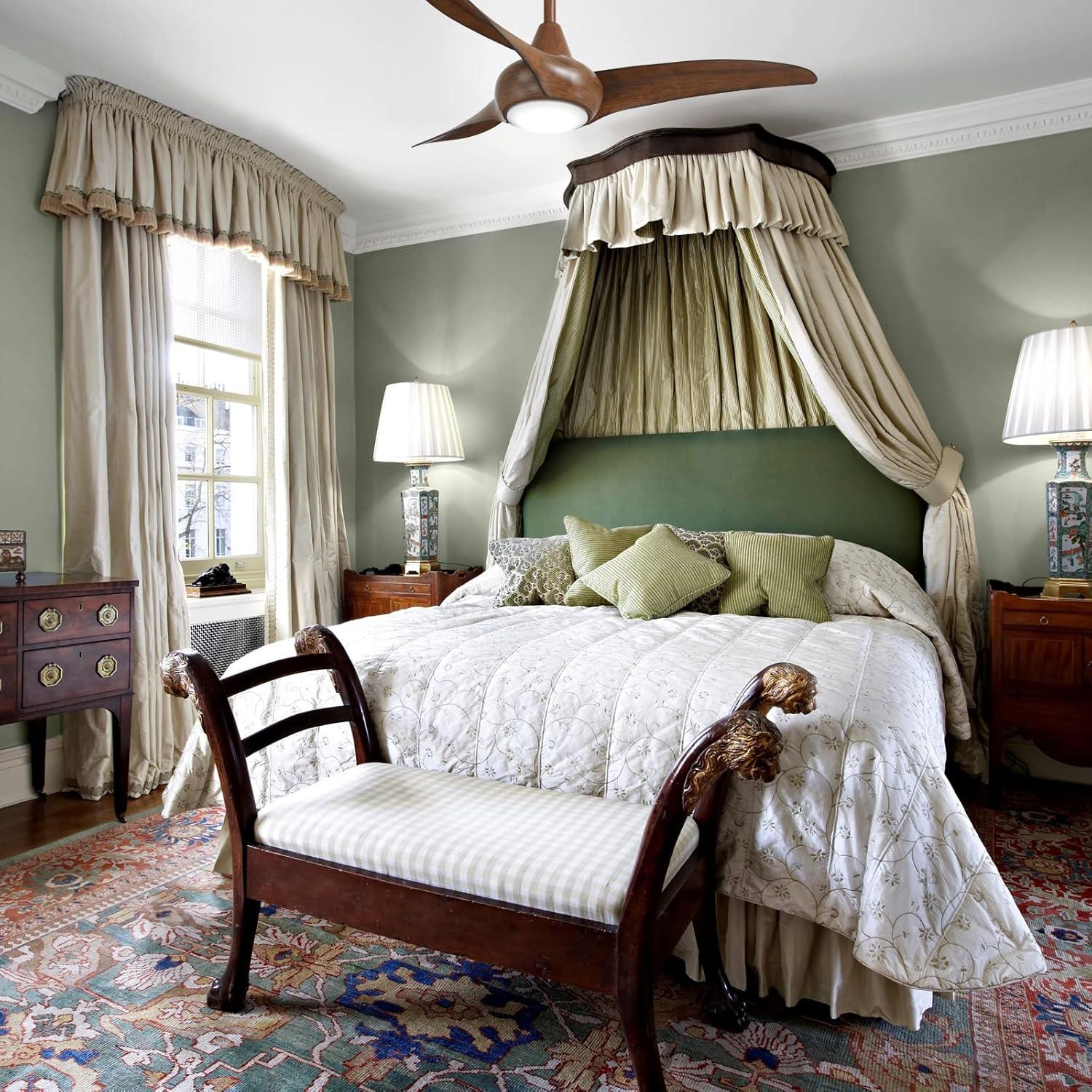 44" 3 - Blade LED Propeller Ceiling Fan with Remote Control and Light Kit Included