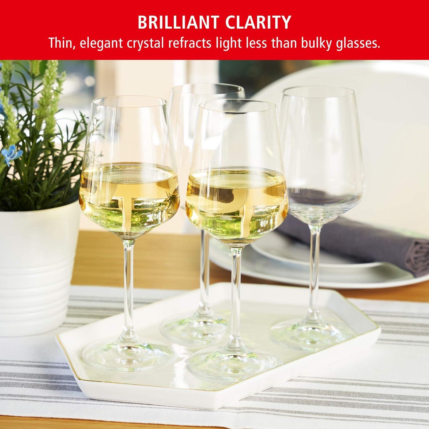 15.5oz. Crystal White Wine Glass Set