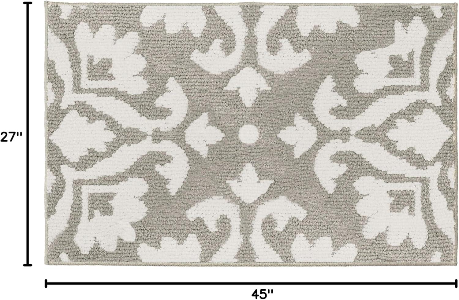 Laura Ashley Laura Ashley Mayhew Light Gray/White Area Rug
