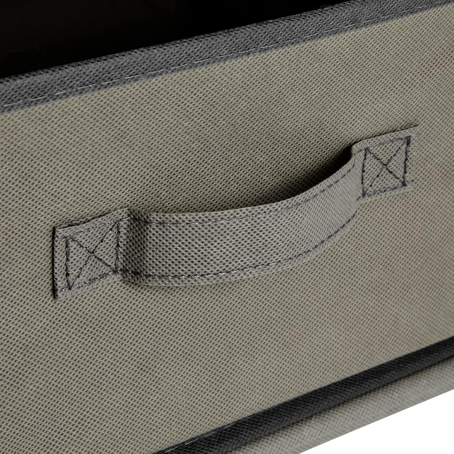 Juvale 4-Tier Tall Closet Dresser with Drawers - Clothes Organizer and Small Fabric Storage for Bedroom (Gray)