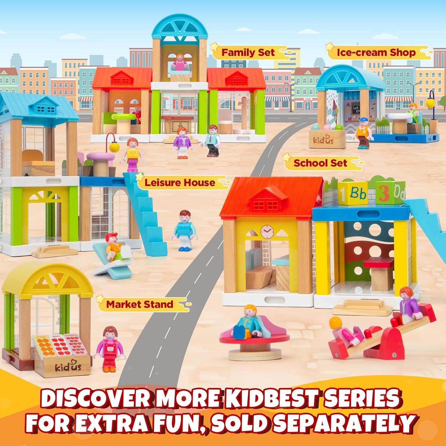 Wooden School Play Set