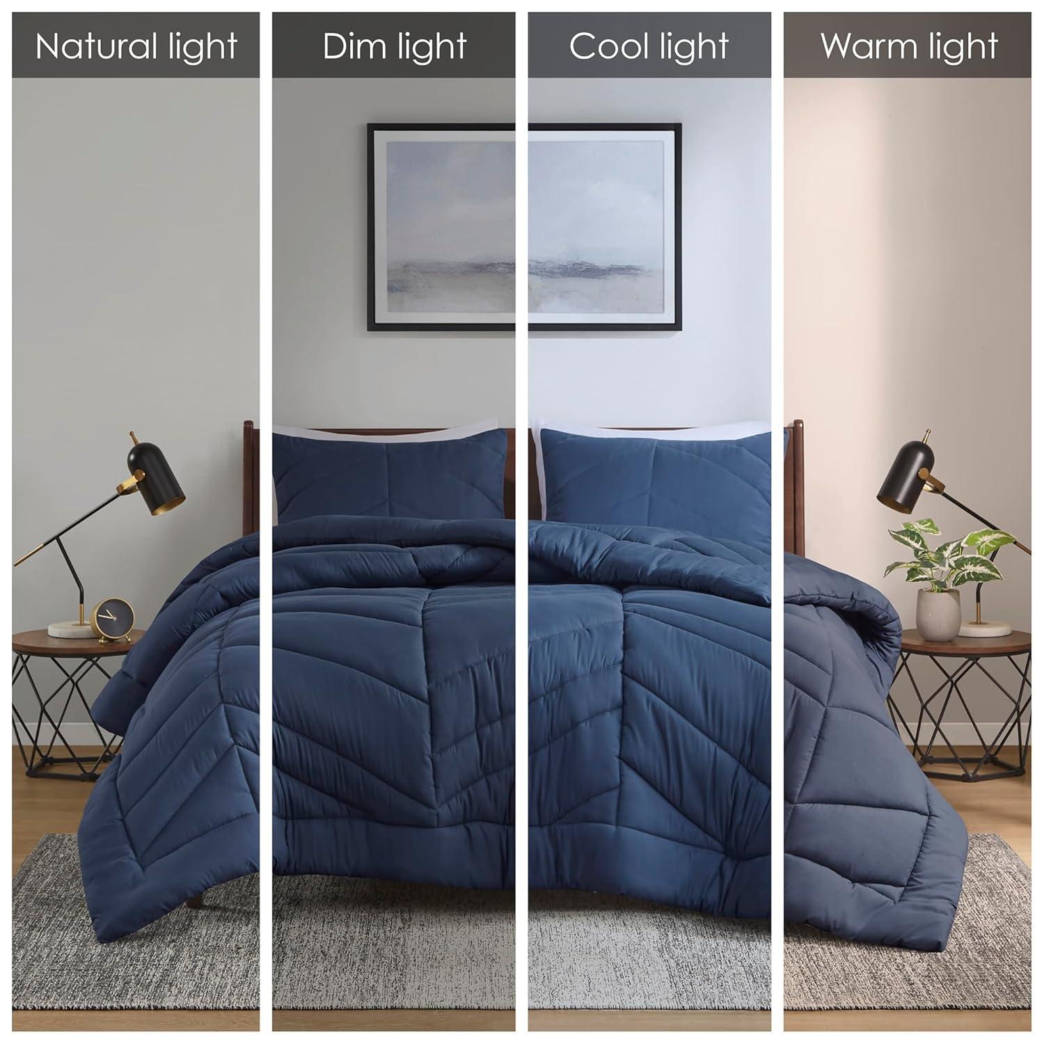 Intelligent Design Remy Quilted Chevron Comforter Set