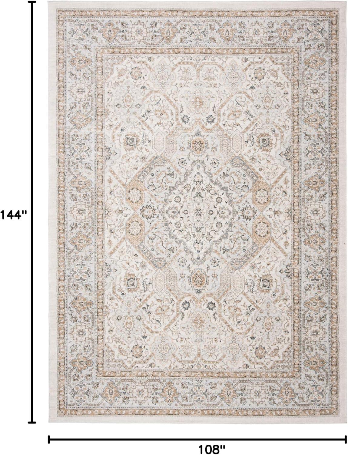 SAFAVIEH Isabella Zander Oriental Area Rug, Cream/Beige, 9' x 12'