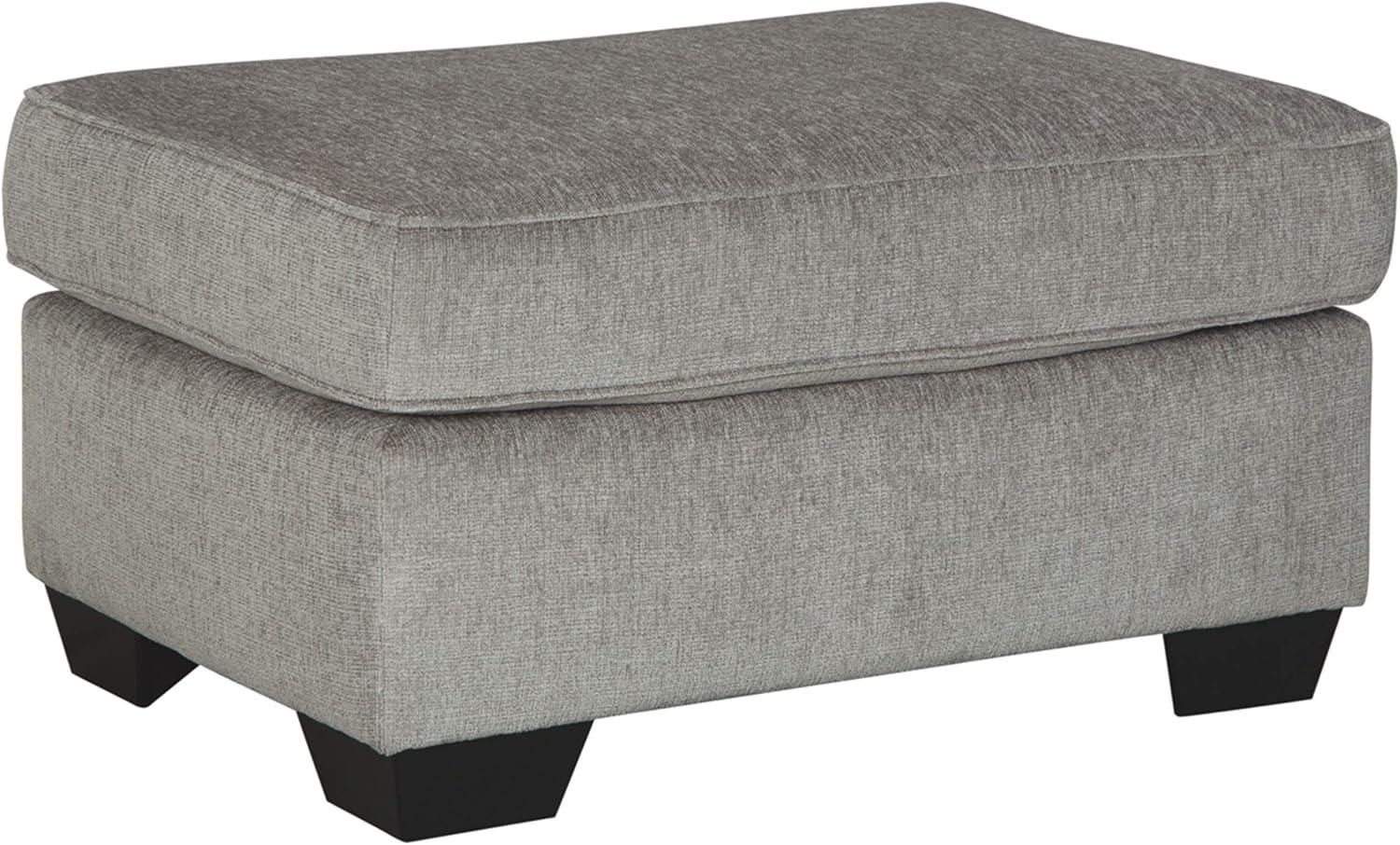 Signature Design by Ashley Contemporary Altari Ottoman Chenille Alloy