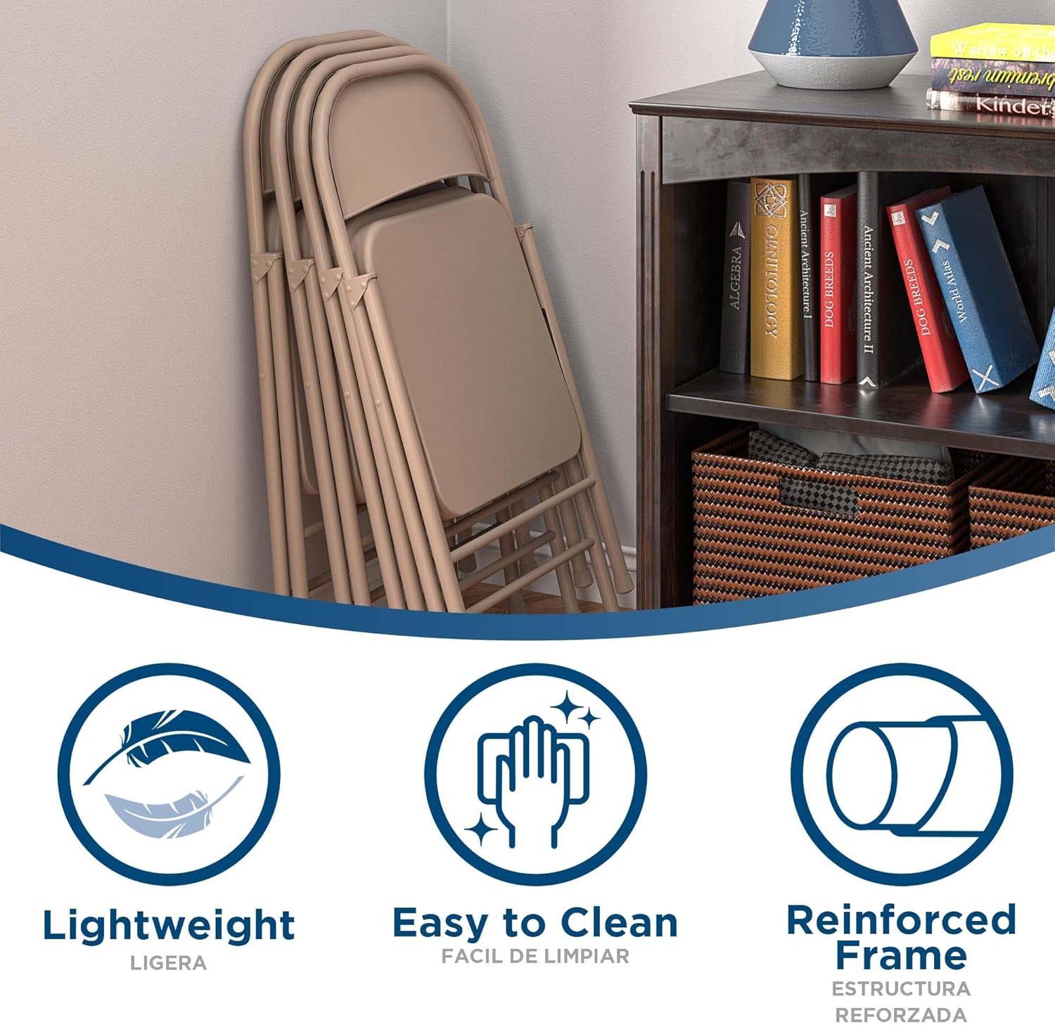 COSCO SmartFold All-Steel Folding Chair