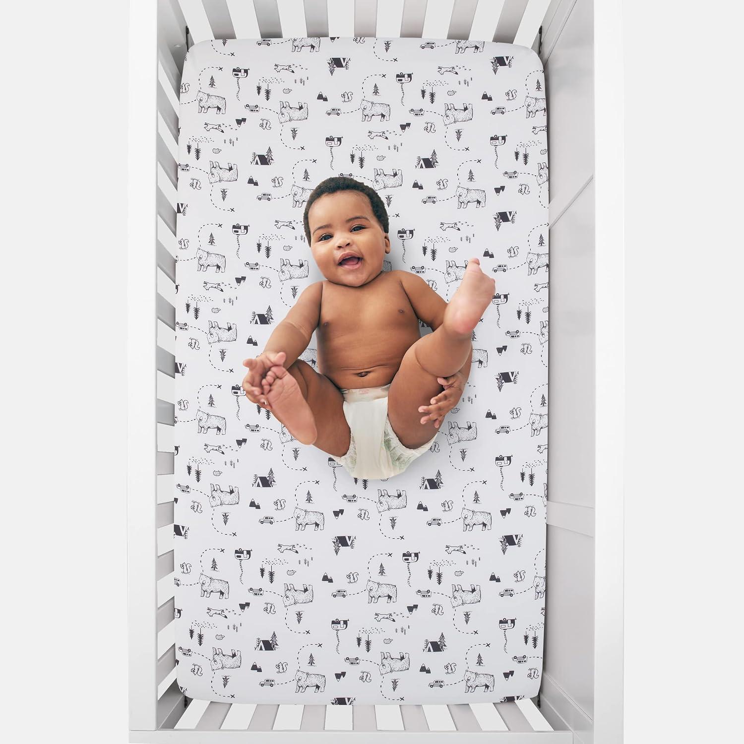 Carter's Woodland Friends 3 Piece Nursery Crib Bedding Set