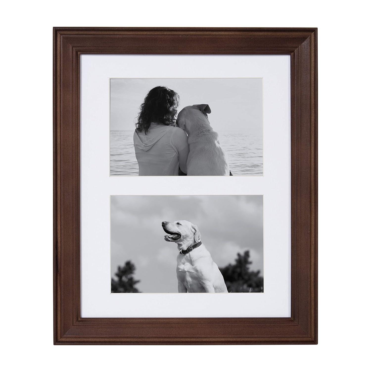 10pc Bordeaux Frame Box Set Brown - Kate & Laurel All Things Decor: Wall Gallery Kit, Multiple Sizes, Wood Frames