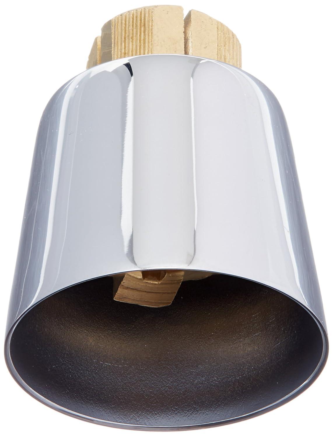 Polished Chrome Wall-Mounted Brass Faucet Handle Adapter