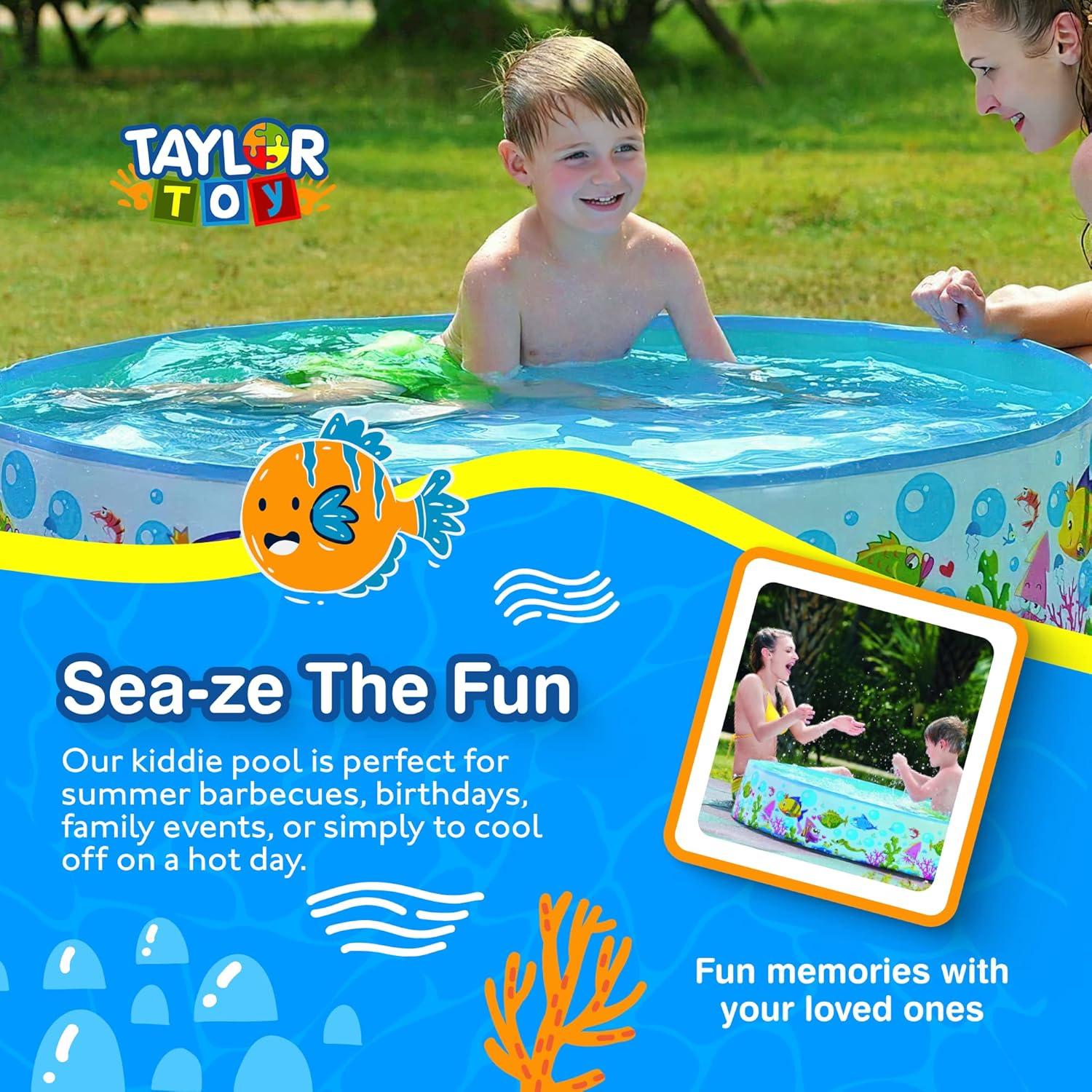 Taylor Toy Kiddie Pool Sea Buddies