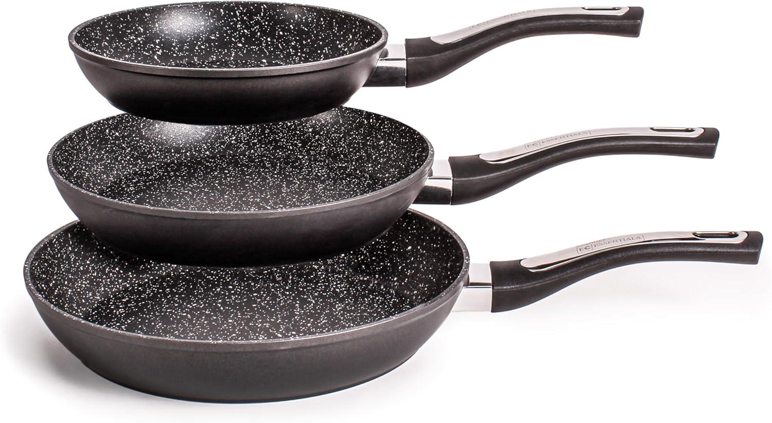 BergHOFF Essentials Non-stick Fry Pans, Ferno-Green, Non-Toxic, Induction Cooktop Ready