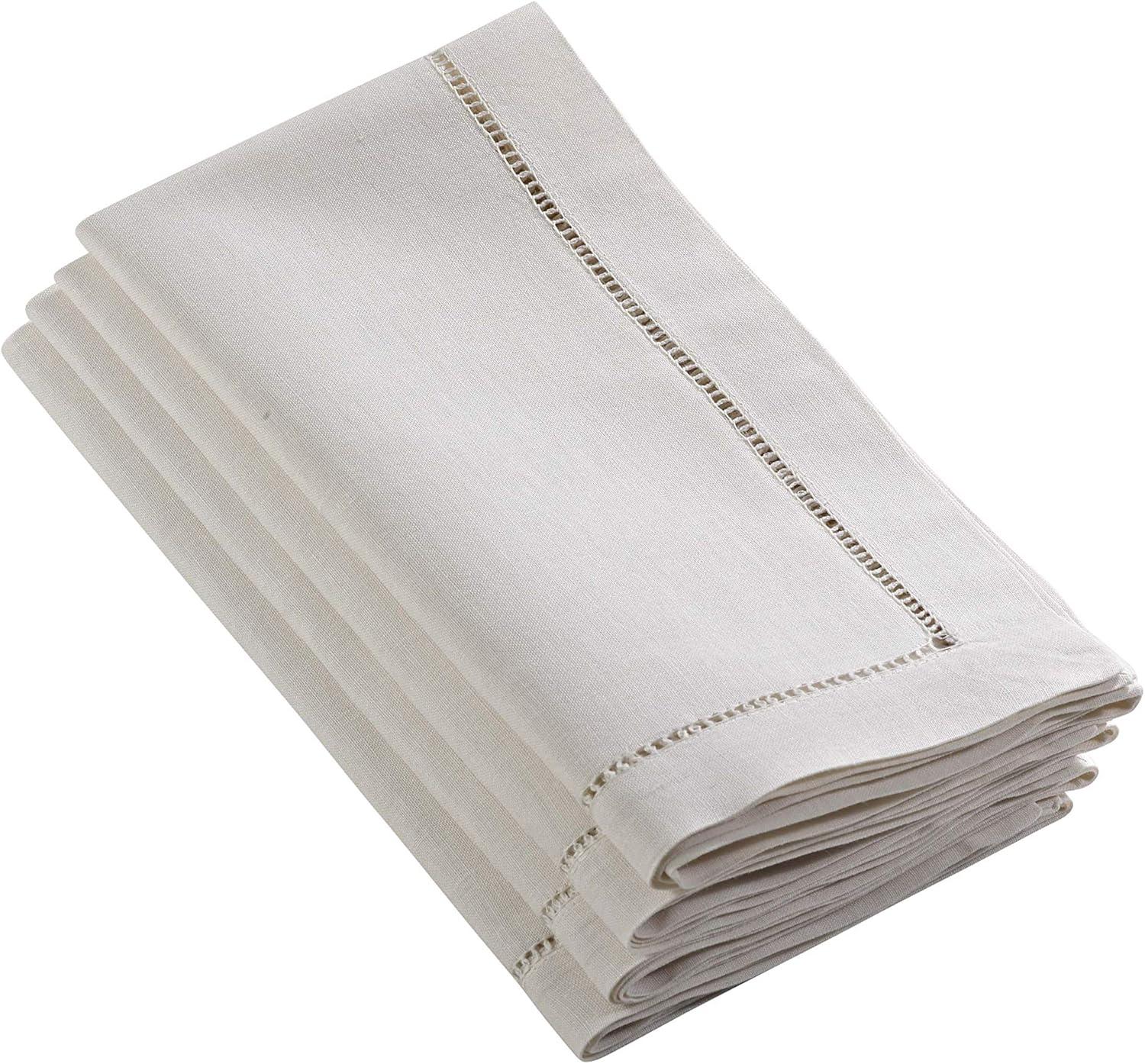 Saro Lifestyle Hemstitched Elegance Napkin  (set of 4)