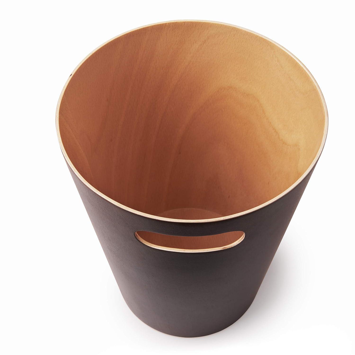 Umbra Woodrow Manufactured Wood Open Waste Basket - 2.25 Gallons