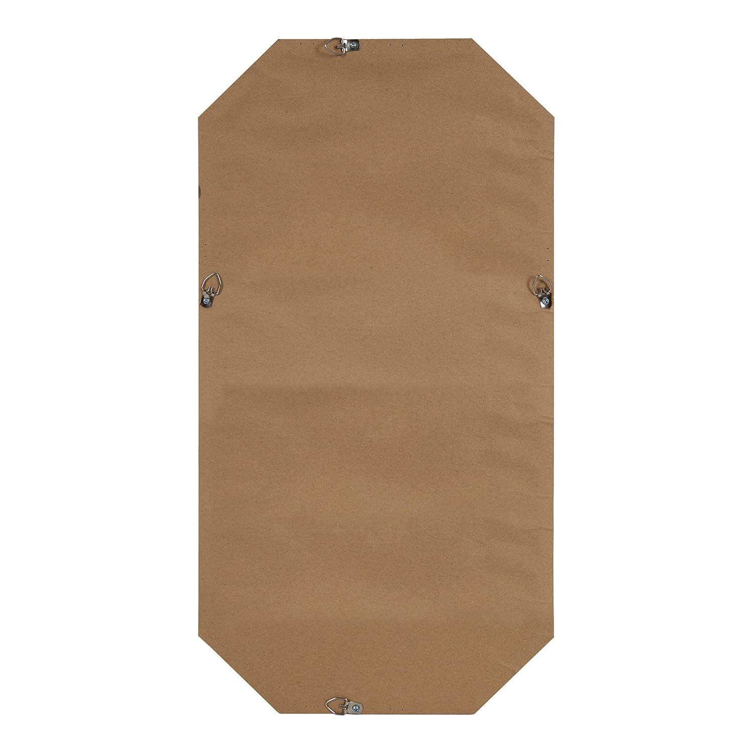 3pc Laverty Wall Mirror Set Gold - Kate & Laurel All Things Decor: Modern Octagon Shape, No Assembly Required