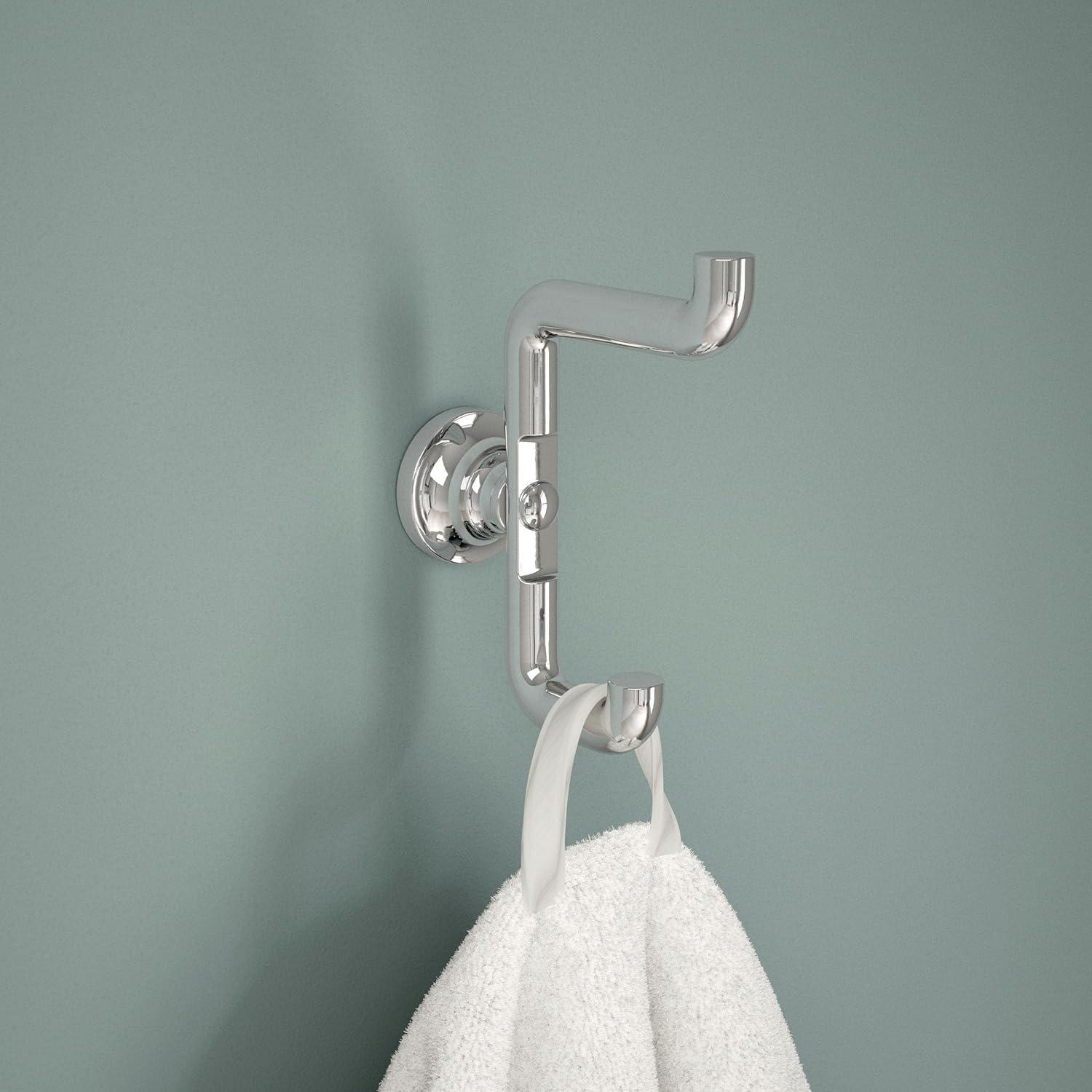 Delta Saylor Wall Mounted Double Towel Hook in Matte Black