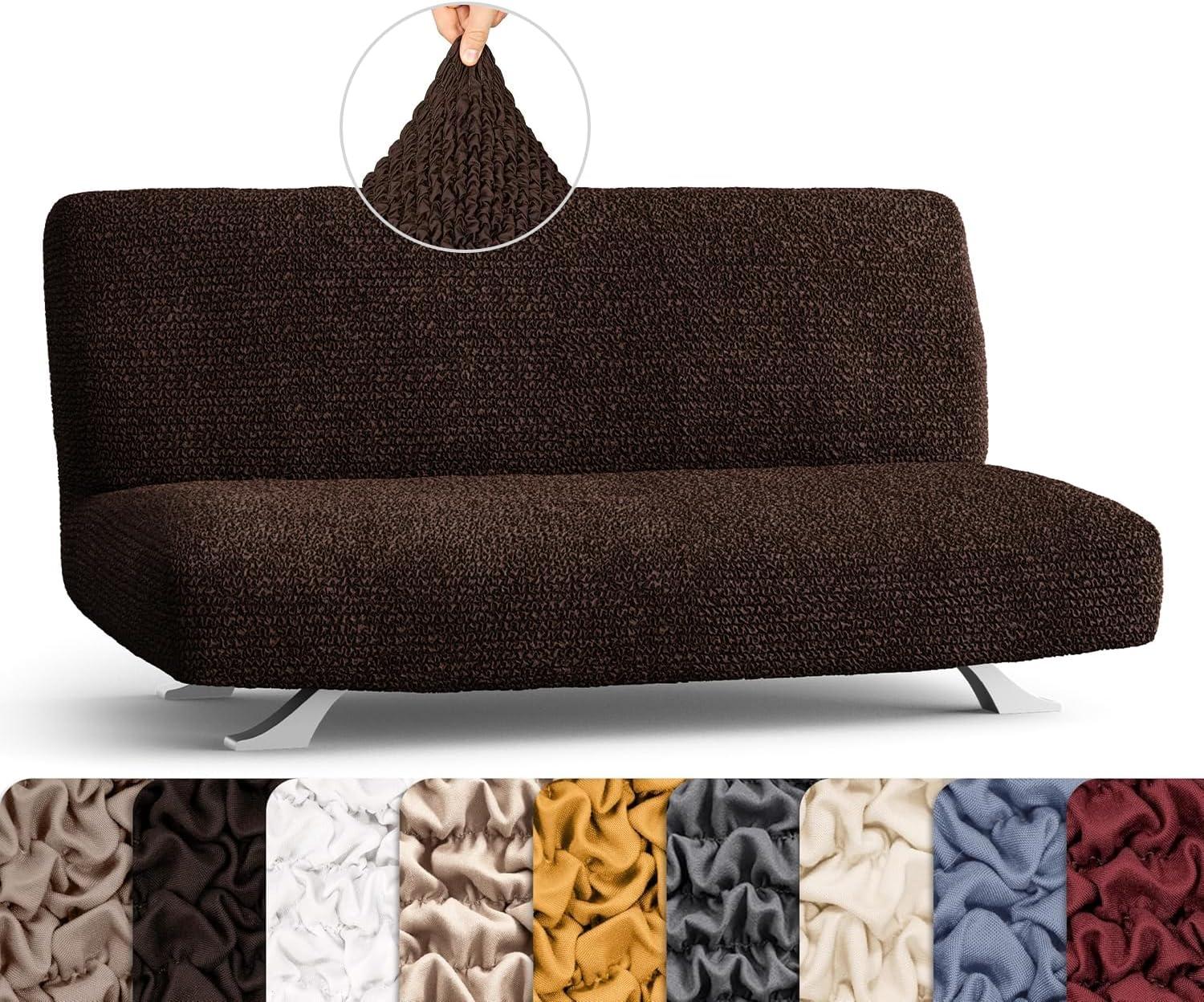 Stretchy Slipcover for Futon - Easy to Clean & Durable - Microfibra Collection