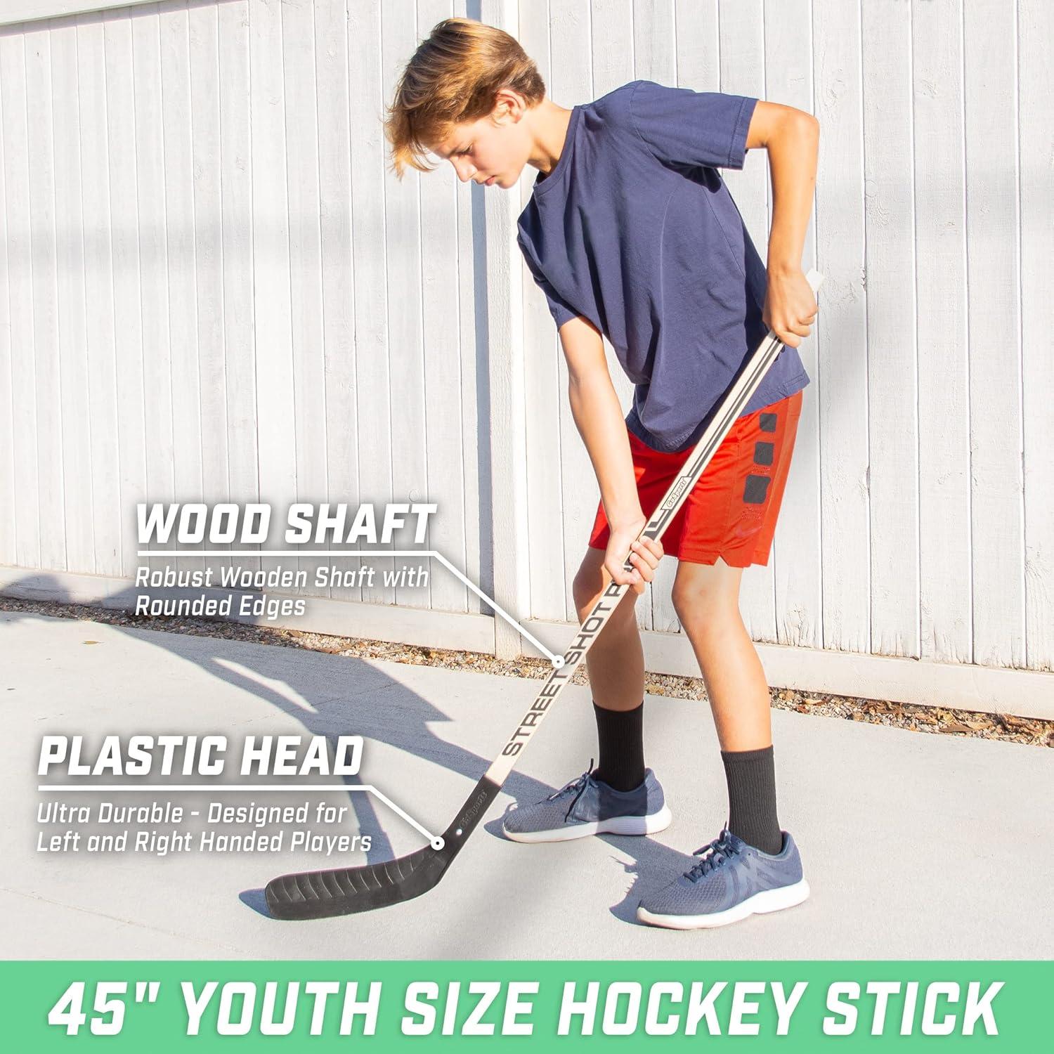GoSports Hockey Street Sticks (Set of 2)
