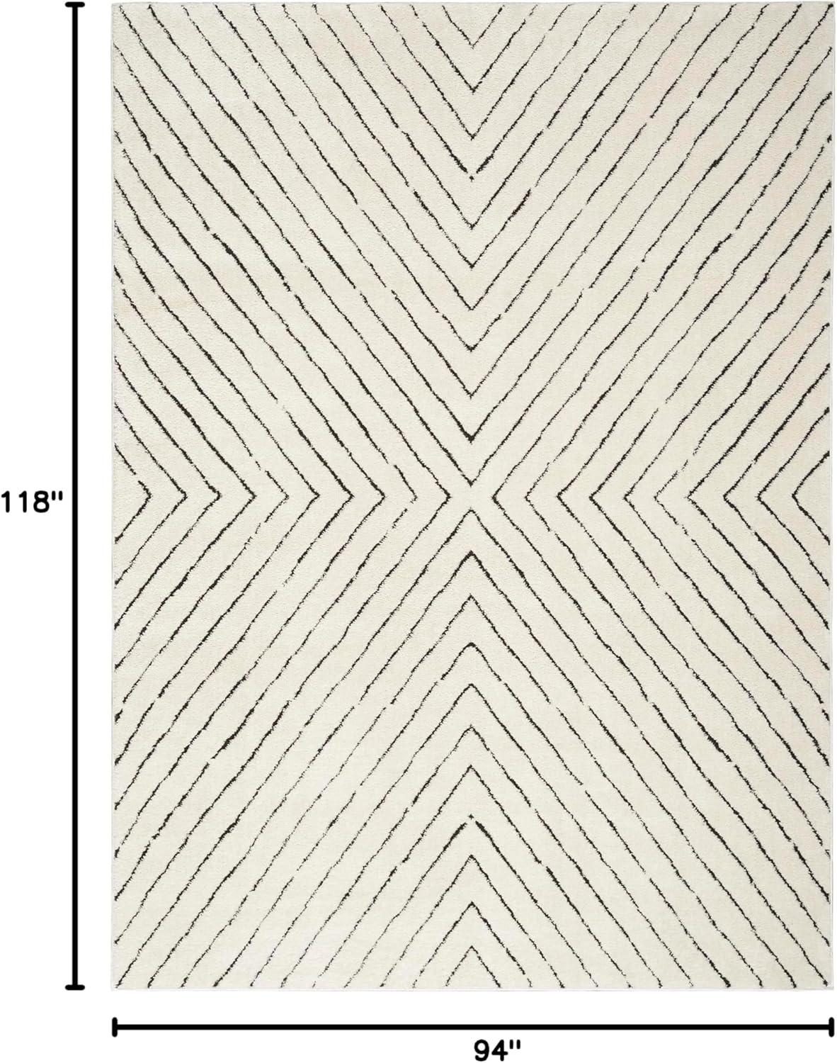 Nourison Cozy Modern Scandinavian Indoor Area Rug