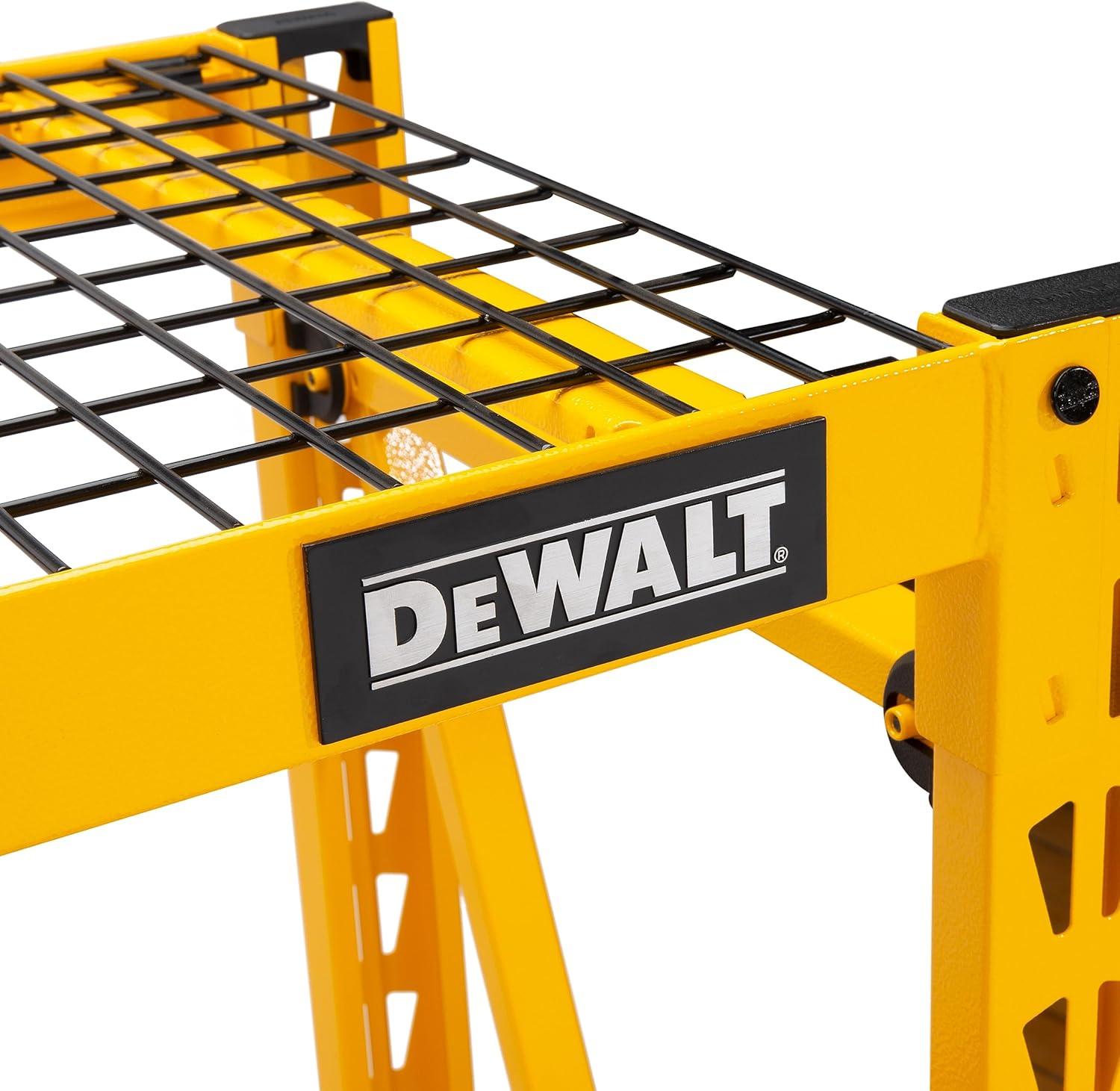 DEWALT 41590 3 Shelf Wire Deck Industrial Storage Rack, 50"W x 18"D x 48"H