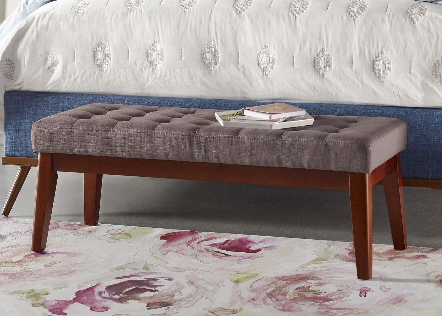 Claire Tufted Upholstered Bench - Adore Decor