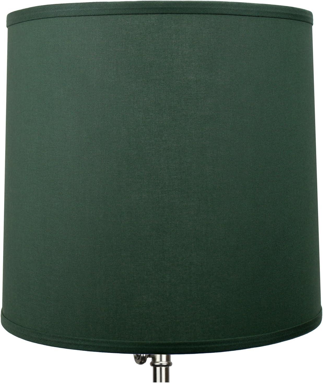 Hunter Green Linen Round Table Lamp Shade 12" x 13"