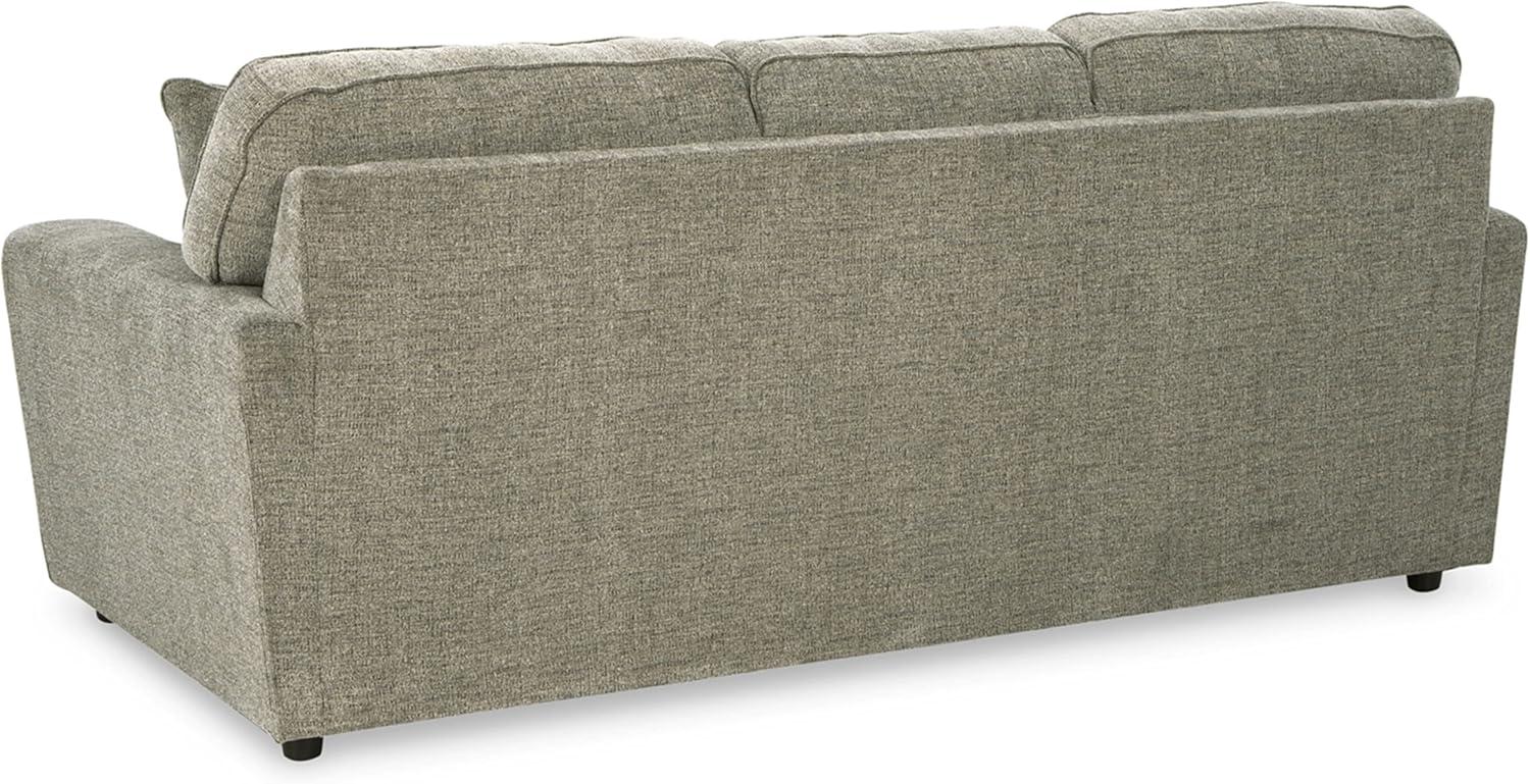 Ashley Furniture Cascilla Contemporary Fabric & Wood Sofa in Light Gray