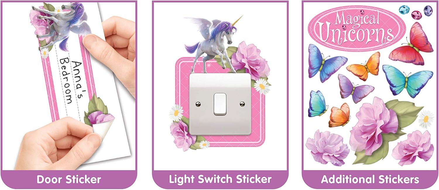 WallPops! Magical Unicorn Peel & Stick Border