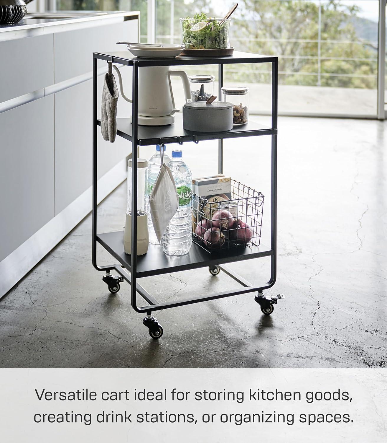 2-Tiered Rolling Kitchen Cart