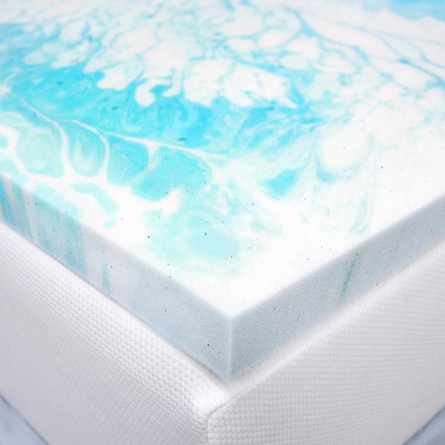 2'' Gel Memory Foam Mattress Topper