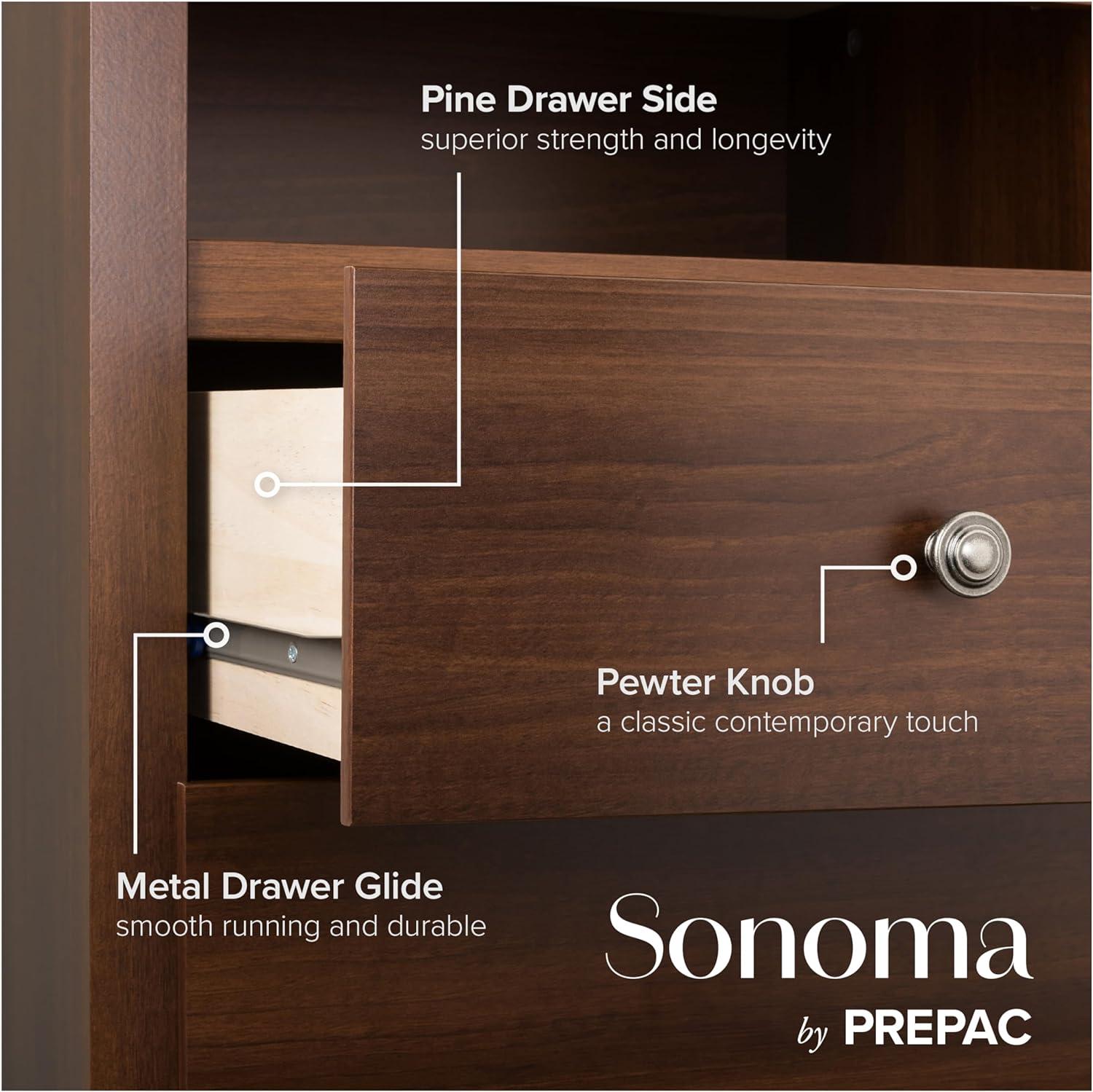 Sonoma 8 Drawer Dresser - Prepac