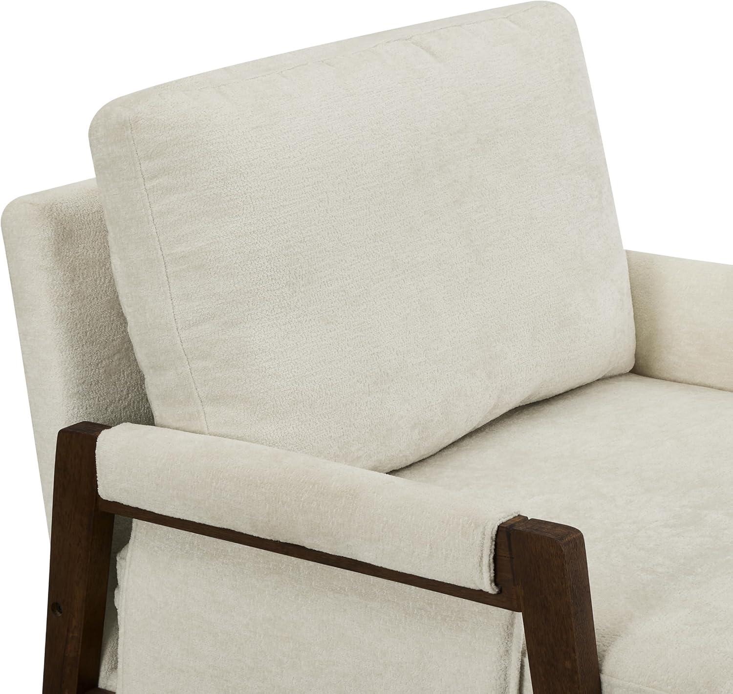 Roundhill Furniture Kelly Mid-Century Modern Velvet Accent Armchair