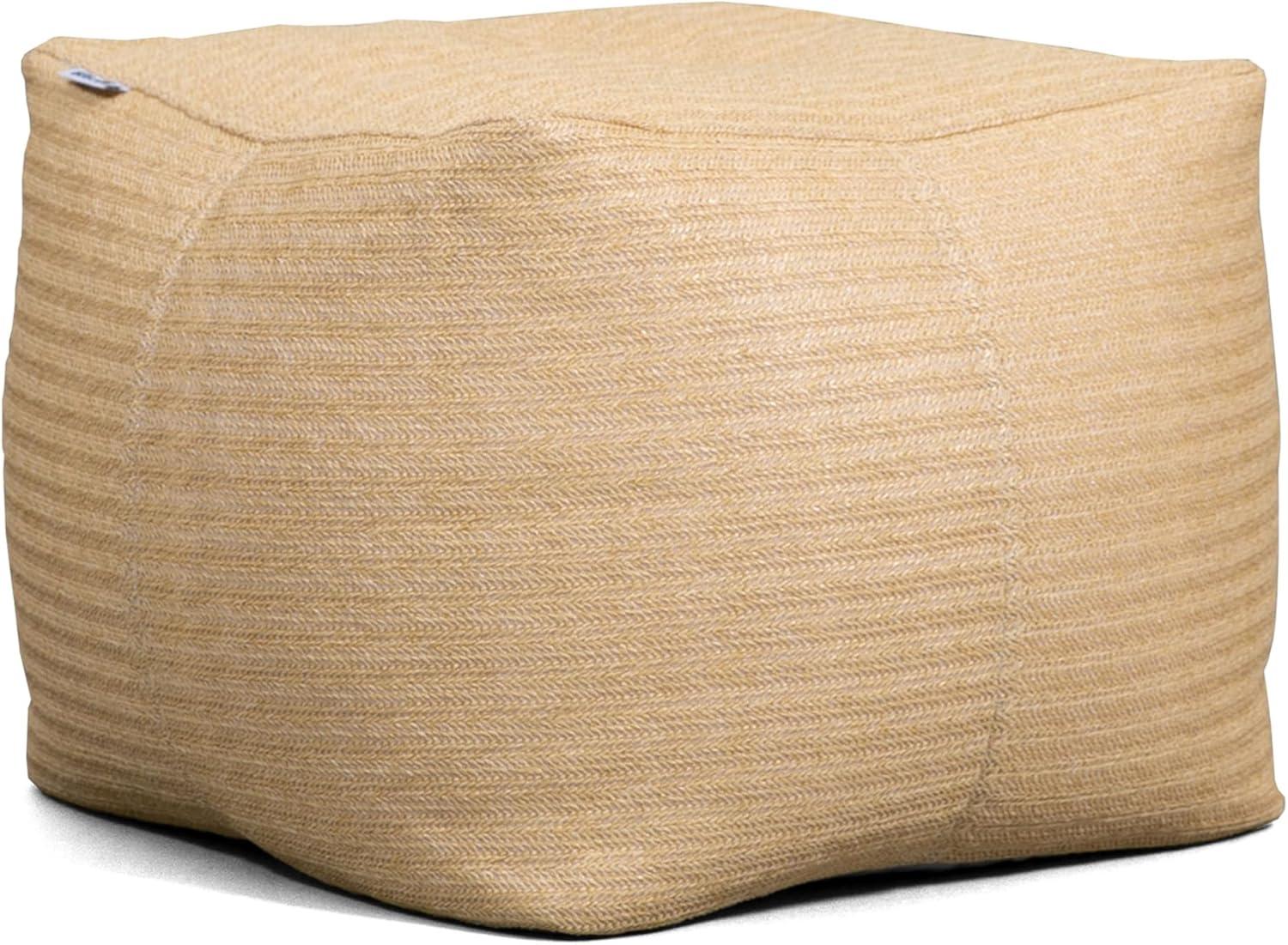 Big Joe Ottoman Weatherproof Bean Bag Footrest, Weather Resistant UV