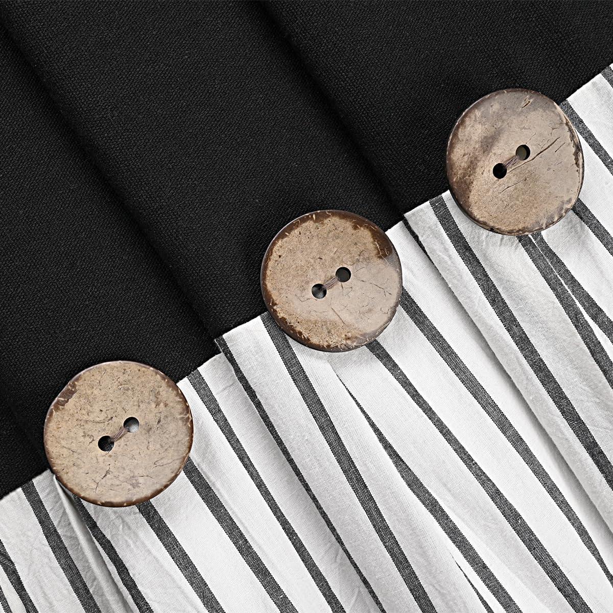 Gracie Oaks Daeb Cotton Blend Shower Curtain