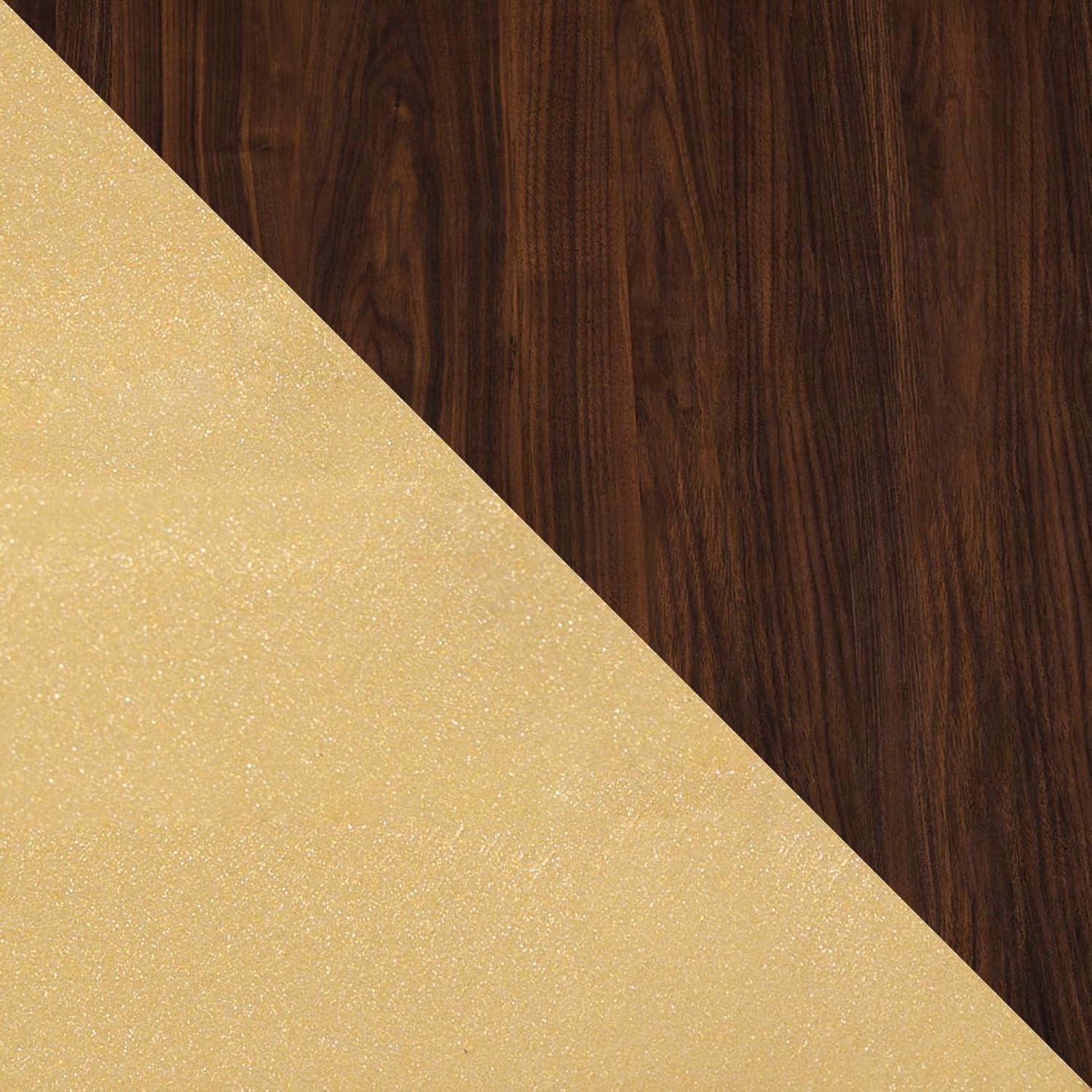 Pemberly Row 60" 2-Drawer Modern Wood Media Console - Dark Walnut