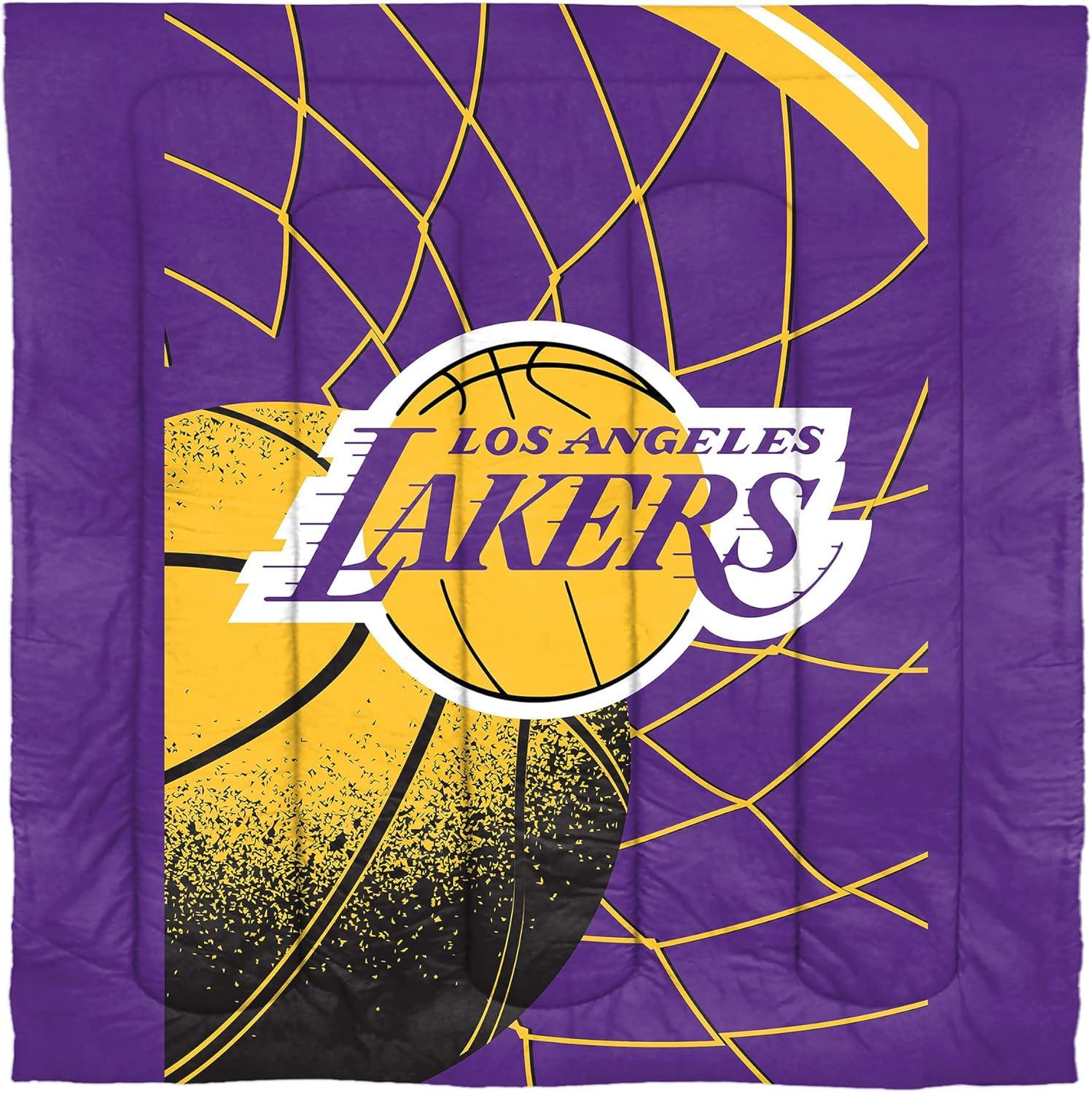 NBA Los Angeles Lakers Comforter & Pillow Sham Set